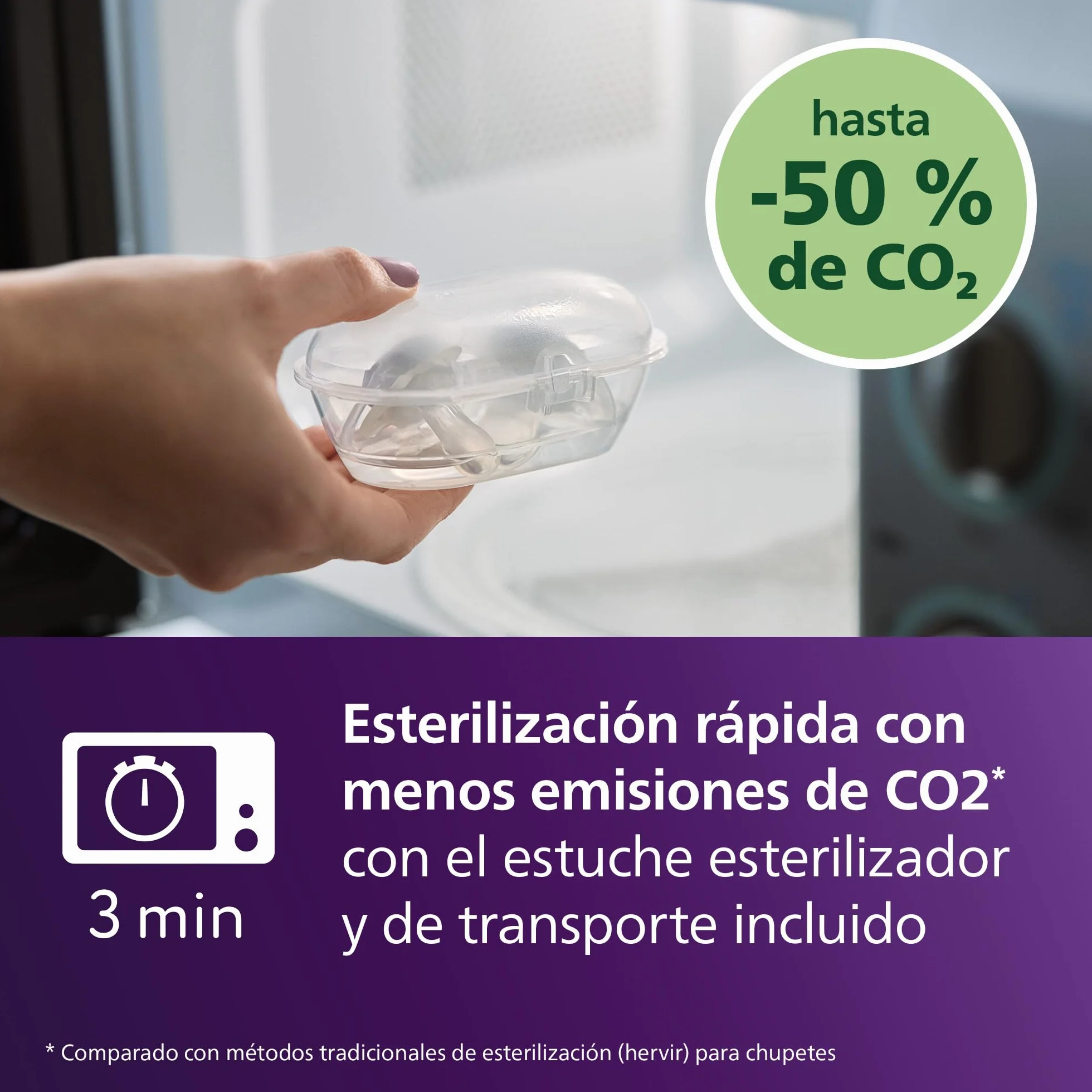Philips Avent Chupetes Ultra Air Noche 0-6 Meses Brillan Oscuridad Silicona Sin BPA Paquete 2