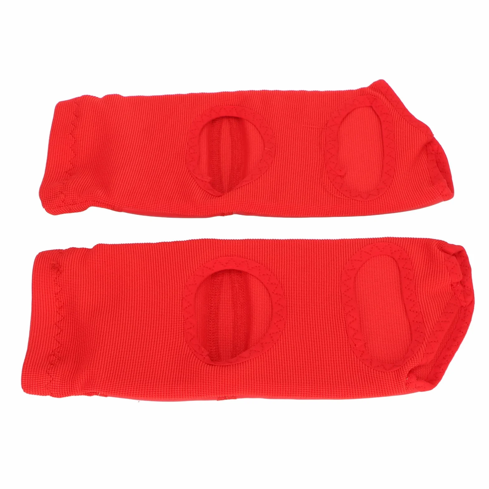 Protector de pie de boxeo antideslizante para entrenamiento de taekwondo adultos, rojo