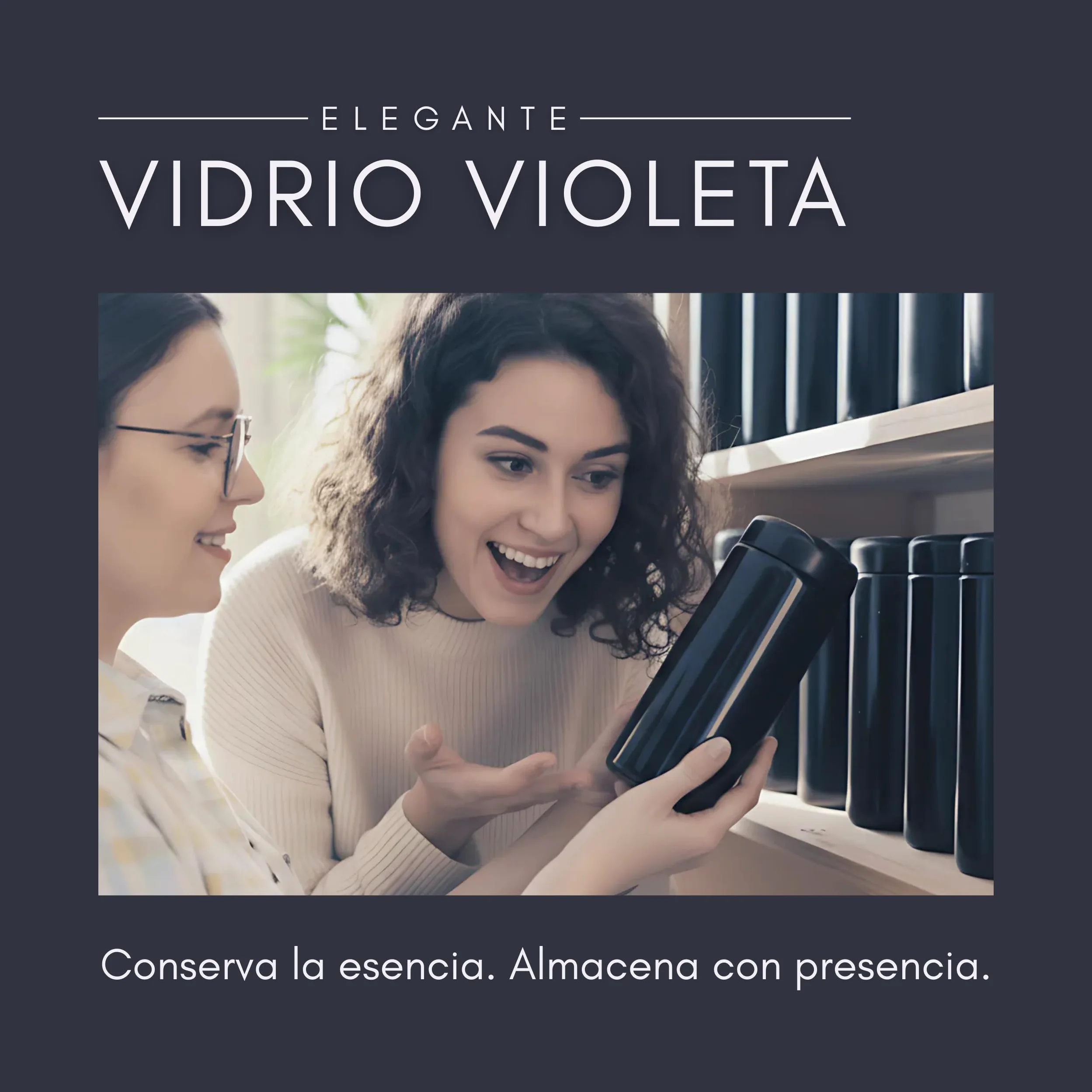 ANCEVIA Tarros de Cristal con Tapa 1000 ml – Set de 3 Botes Herméticos de Vidrio Violeta Miron para Cocina – Conservación Premium para Café, Harina, Arroz y Hierbas – Protección UV