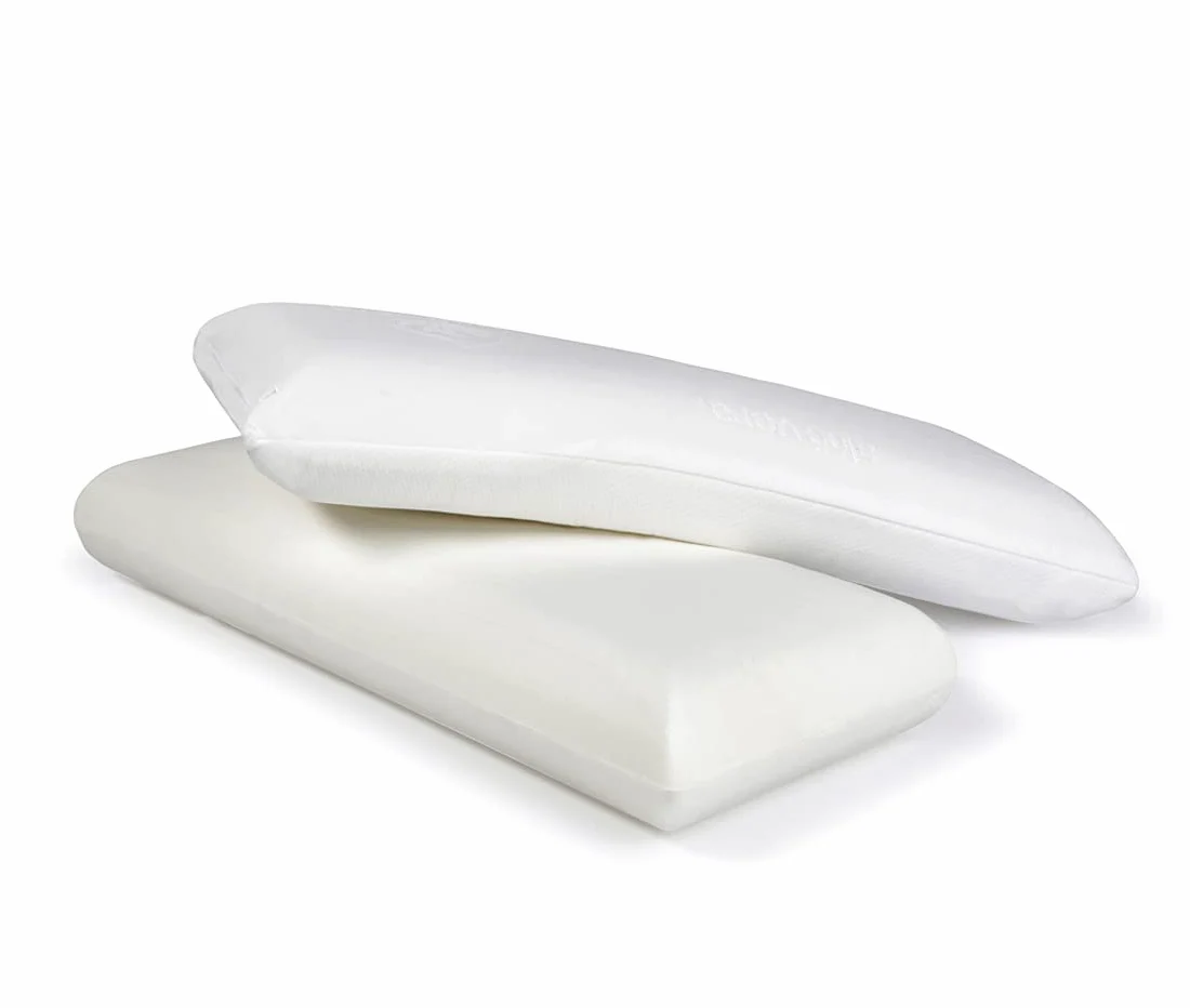 DORMIDAN - Almohada viscoelástica Aloe Vera | 100% Bloque sólido | Desenfundable | Fresca y Transpirable | 135cm