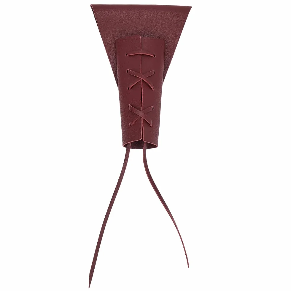 GORGECRAFT Funda para Espada de Piel Sintética Marrón Ajustable Retro Medieval