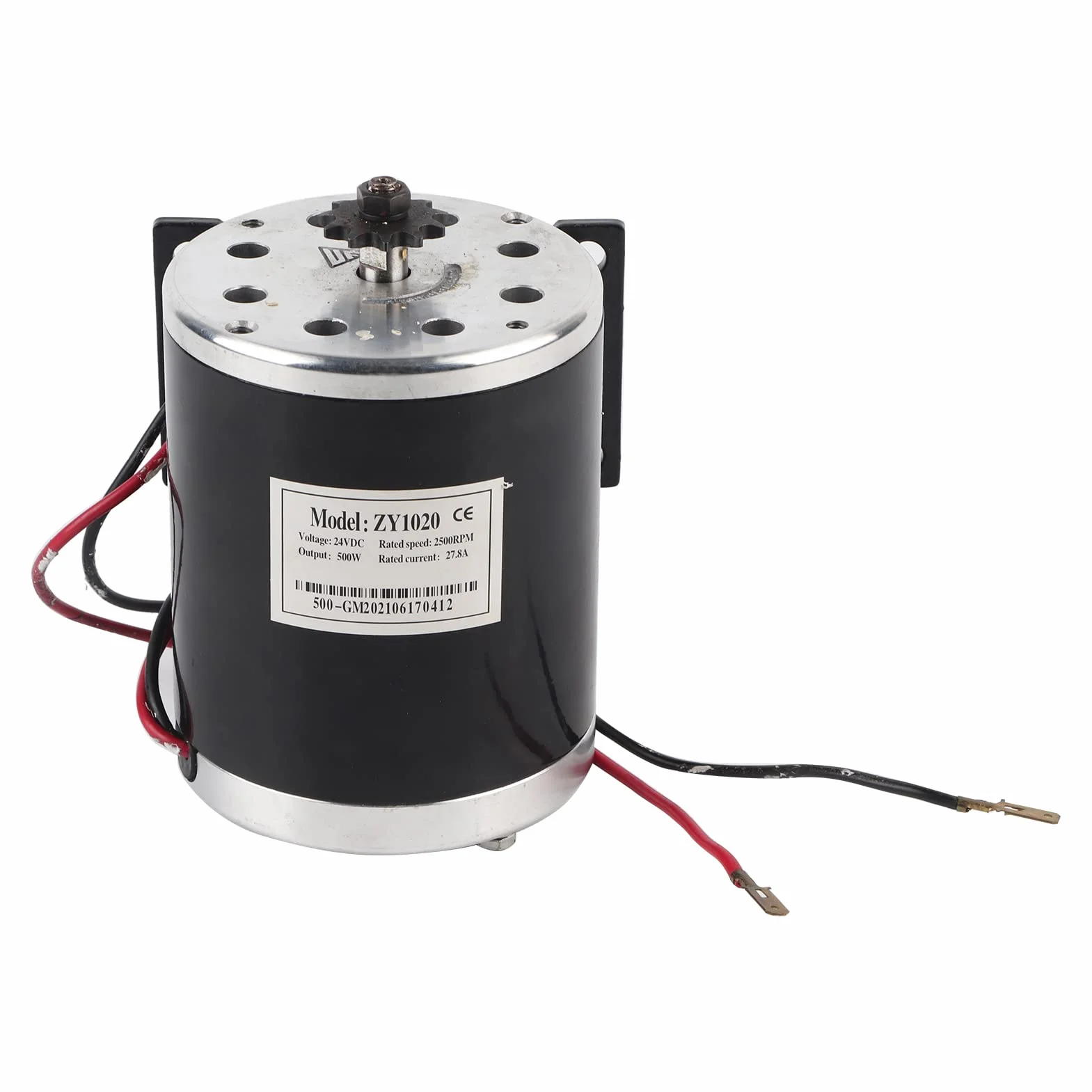 Motor Eléctrico 500W 24V DC E-Scooter con Soporte