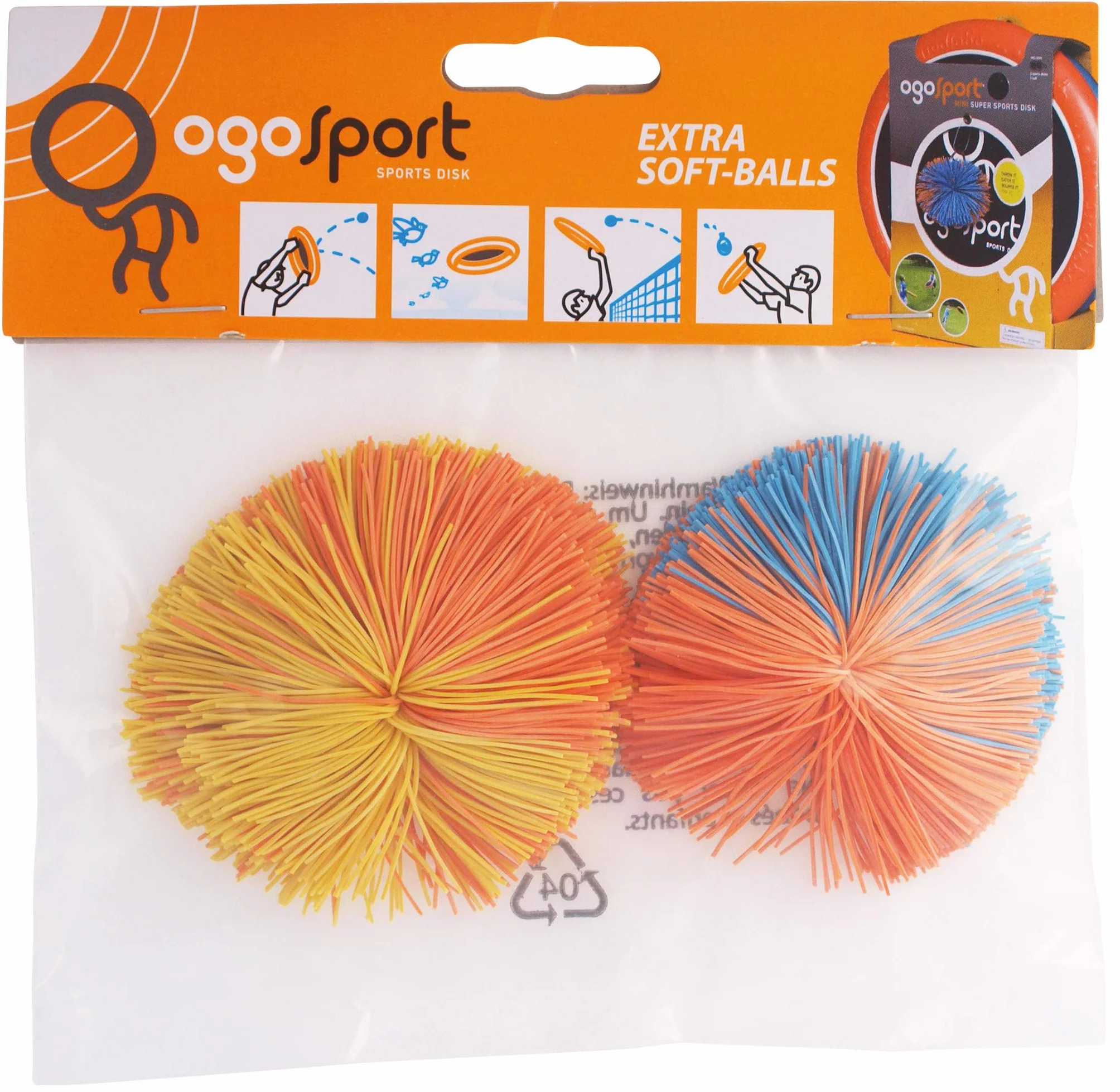 Donic-Schildkröt OGO Sport Bolas de Repuesto Blanco 2 szt.