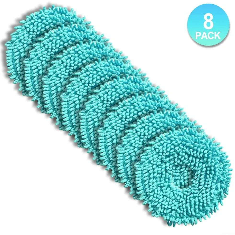 8 Piezas Almohadillas Para Mopa De Microfibra Almohadillas De Repuesto Para Mopa Para Conga 13090 Spin Revolutions Home&Wash Robot Aspiradoras, Recambios Lavables Y Reutilizables