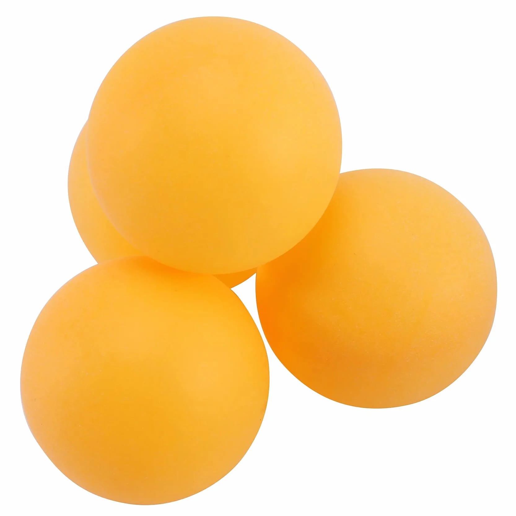 Pelotas de Ping-Pong Naranja 50 Unidades Duraderas Sin Costura Entrenamiento Avanzado