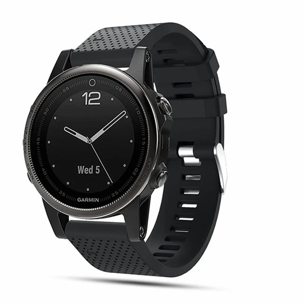 Correa de Reloj Garmin Fenix 5S Silicona Suave Repuesto para 5S/6S/7S