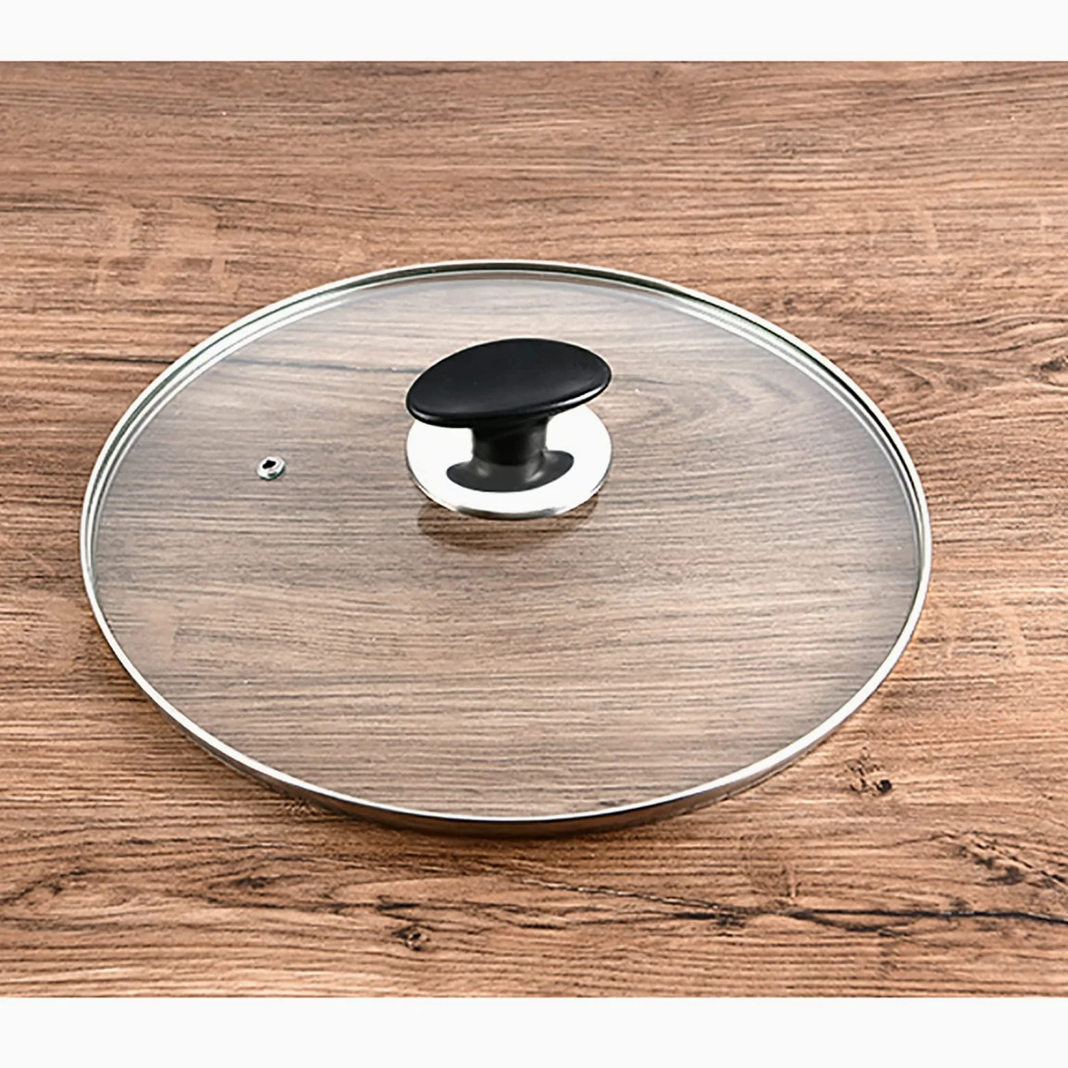 Tapa de sartén/Tapa de Cacerola, Olla de Cocina Visible de Vidrio Templado, Tapa de Repuesto para Cocina, Cubierta (28 cm)