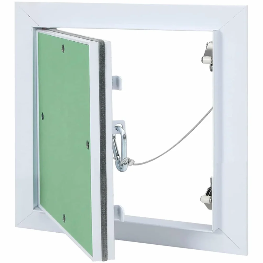 Genérico Panel de Acceso Verde y Plata 30 x 30 cm Aluminio y Pladur,Bricolaje,Materiales de construcción,Trampas,Verde,4018455