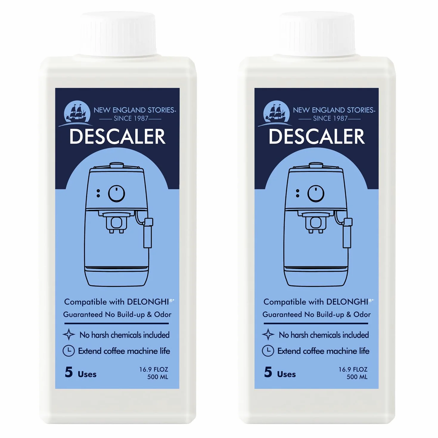 Solución de descalcificación compatible con DeLonghi, especialmente diseñada para limpiar máquinas de café Delonghi y máquinas de café Delonghi – Limpiador de cafetera espresso de 958,2 g