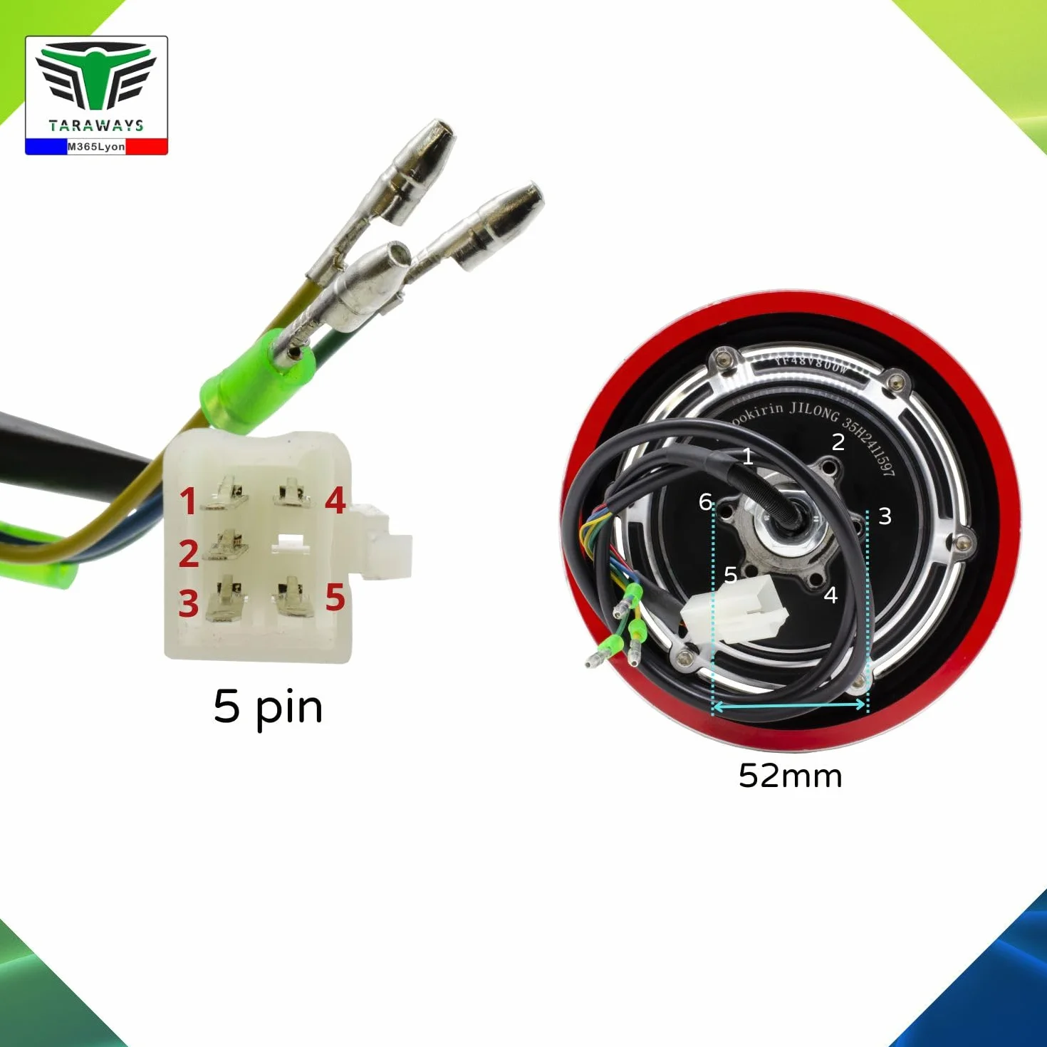 Motor trasero compatible con patinete eléctrico Kugoo M4/M4pro