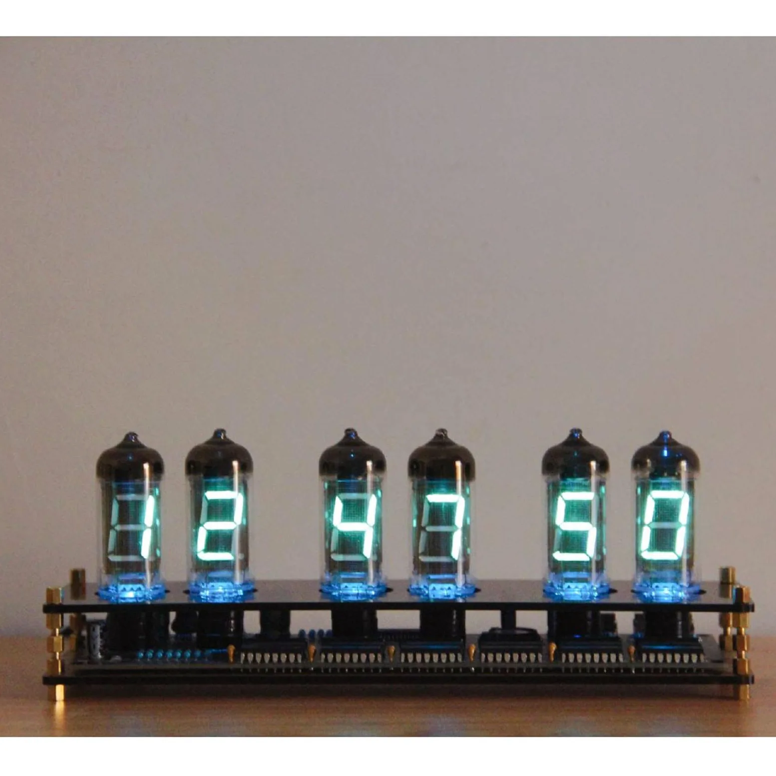 Regalos Personalizados, Reloj de Voz LED, Reloj de Tubo Nixie, Reloj Despertador Bluetooth, Reloj de Tubo Nixie, Temporizador de Encendido y Apagado de Tubo Fluorescente,