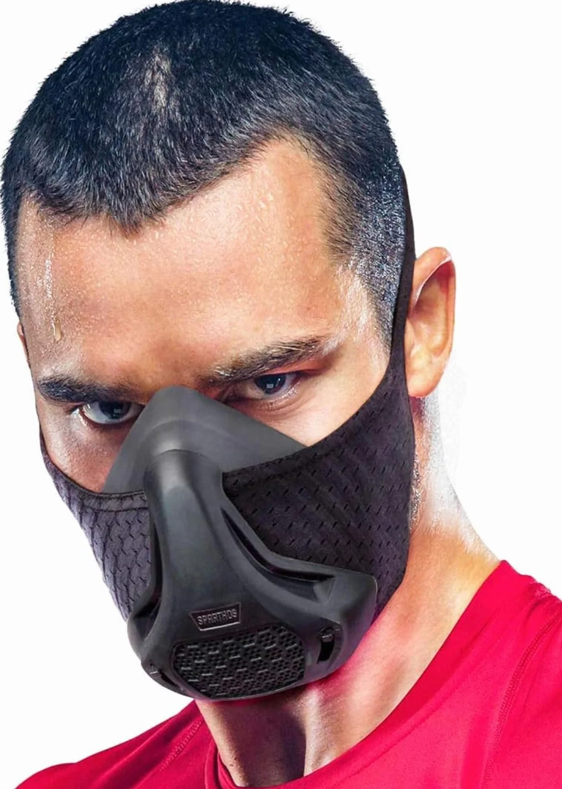 Máscara de entrenamiento de altitud, 25 niveles de resistencia respiratoria, mejora capacidad pulmonar