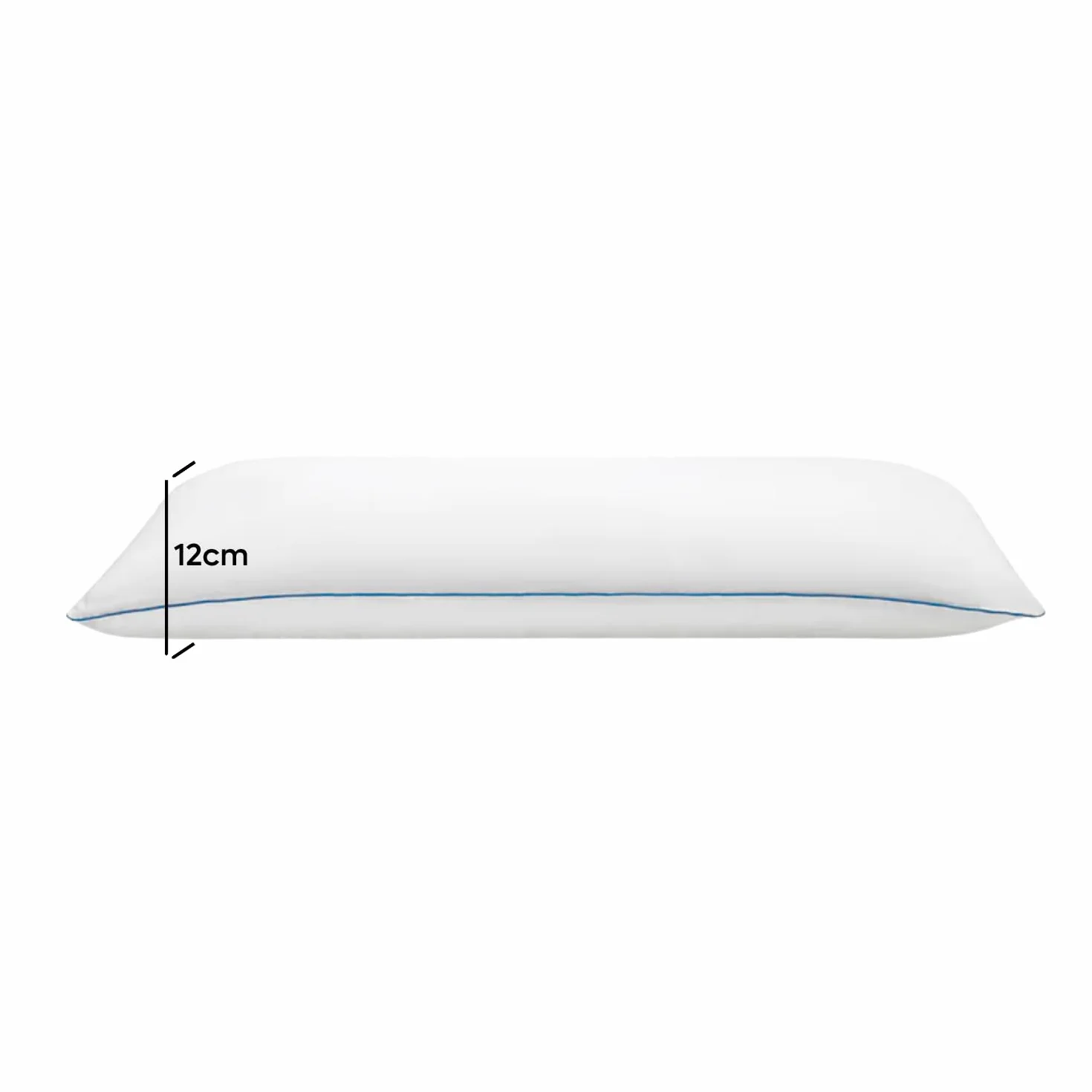 EcusKids Almohada de Bebé Shima 75cm Accesorios para Cama Blanco