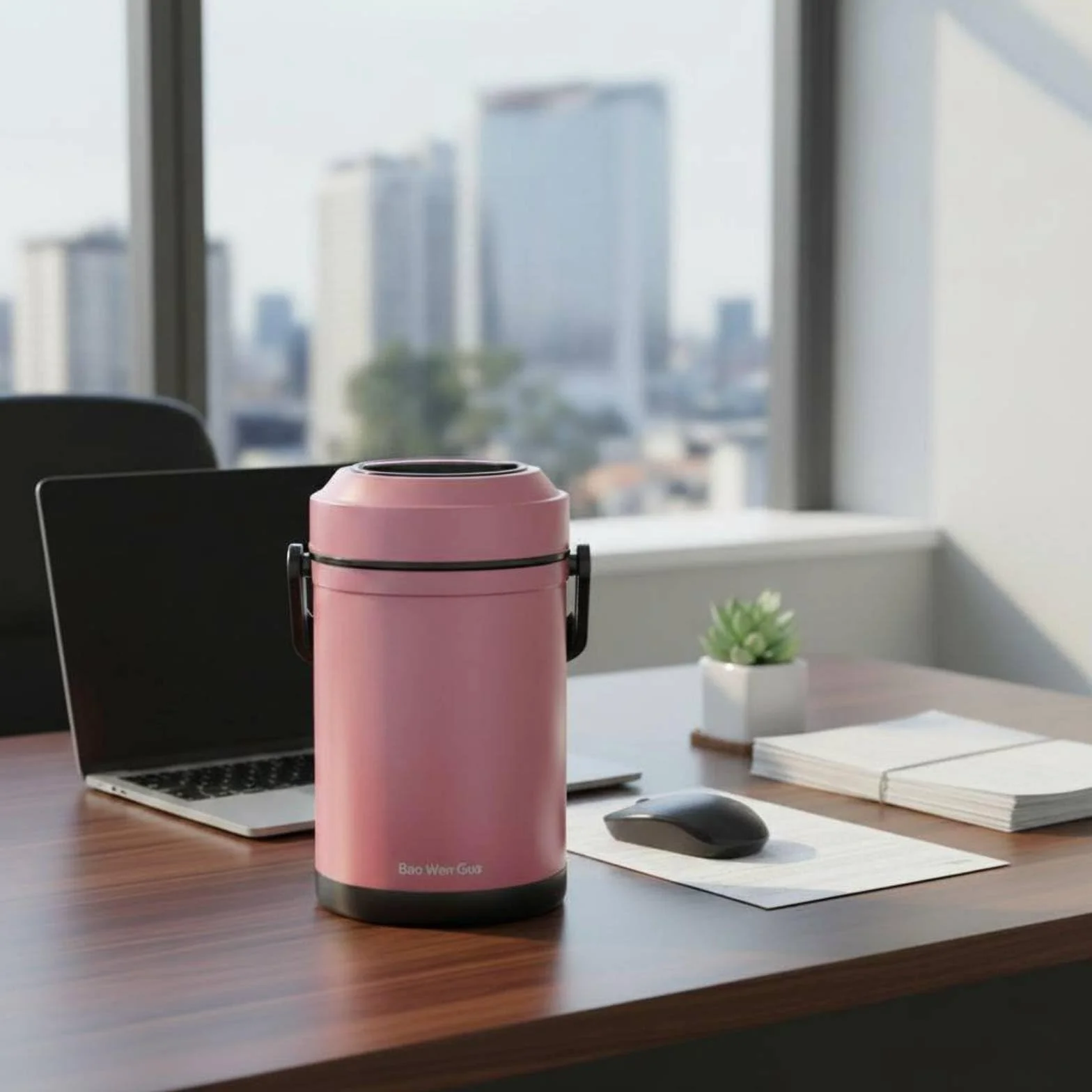 Contenedor Comida Térmica Acero Inoxidable Aislamiento Al Vacío Contenedor Térmico Acero Inoxidable Gran Capacidad Termo Comida, Rosa, Oro Rosa, 1.8L
