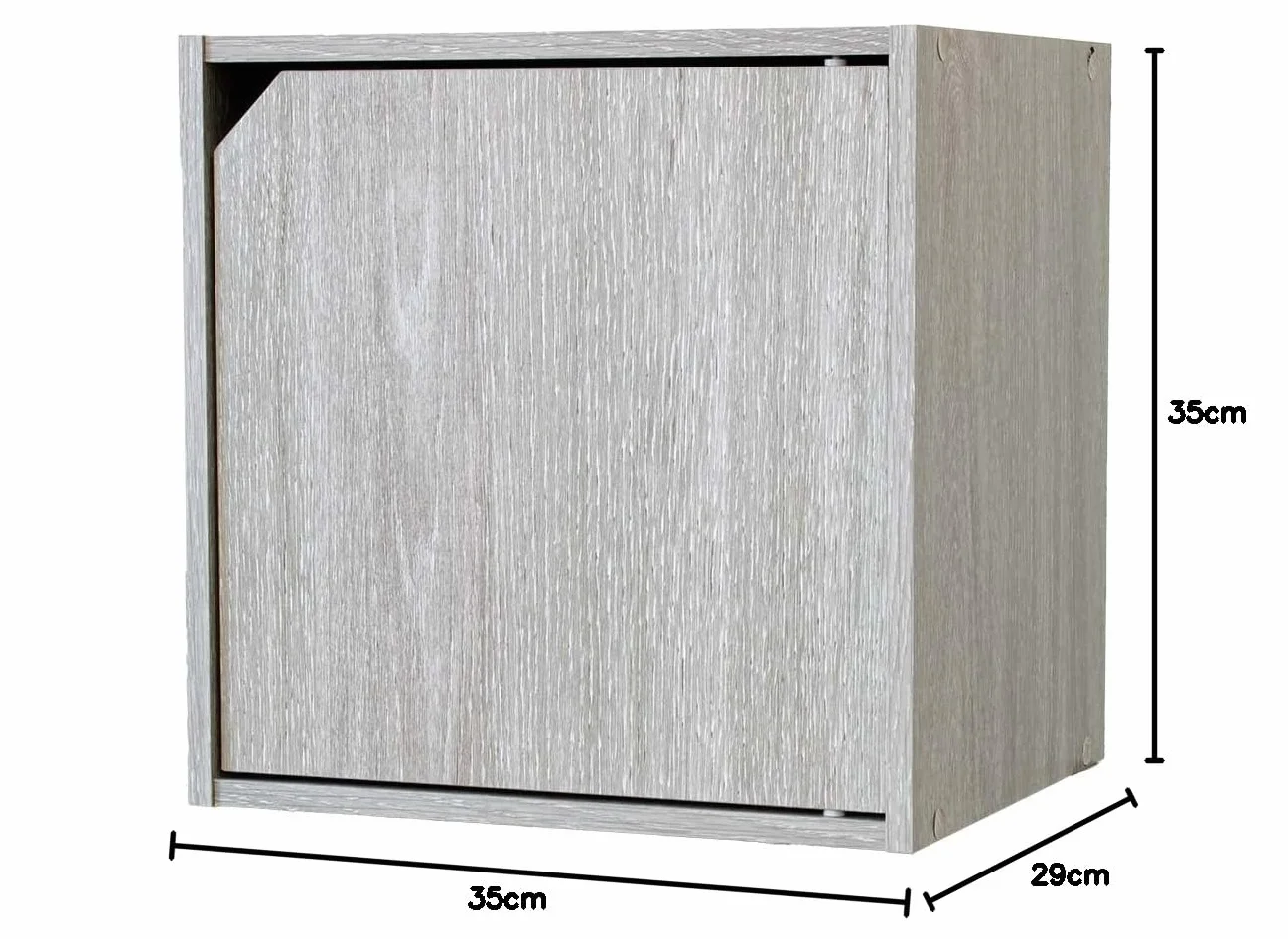 Gardenia Cubito con Puerta Biblioteca de Pared o Suelo para composición de Cemento