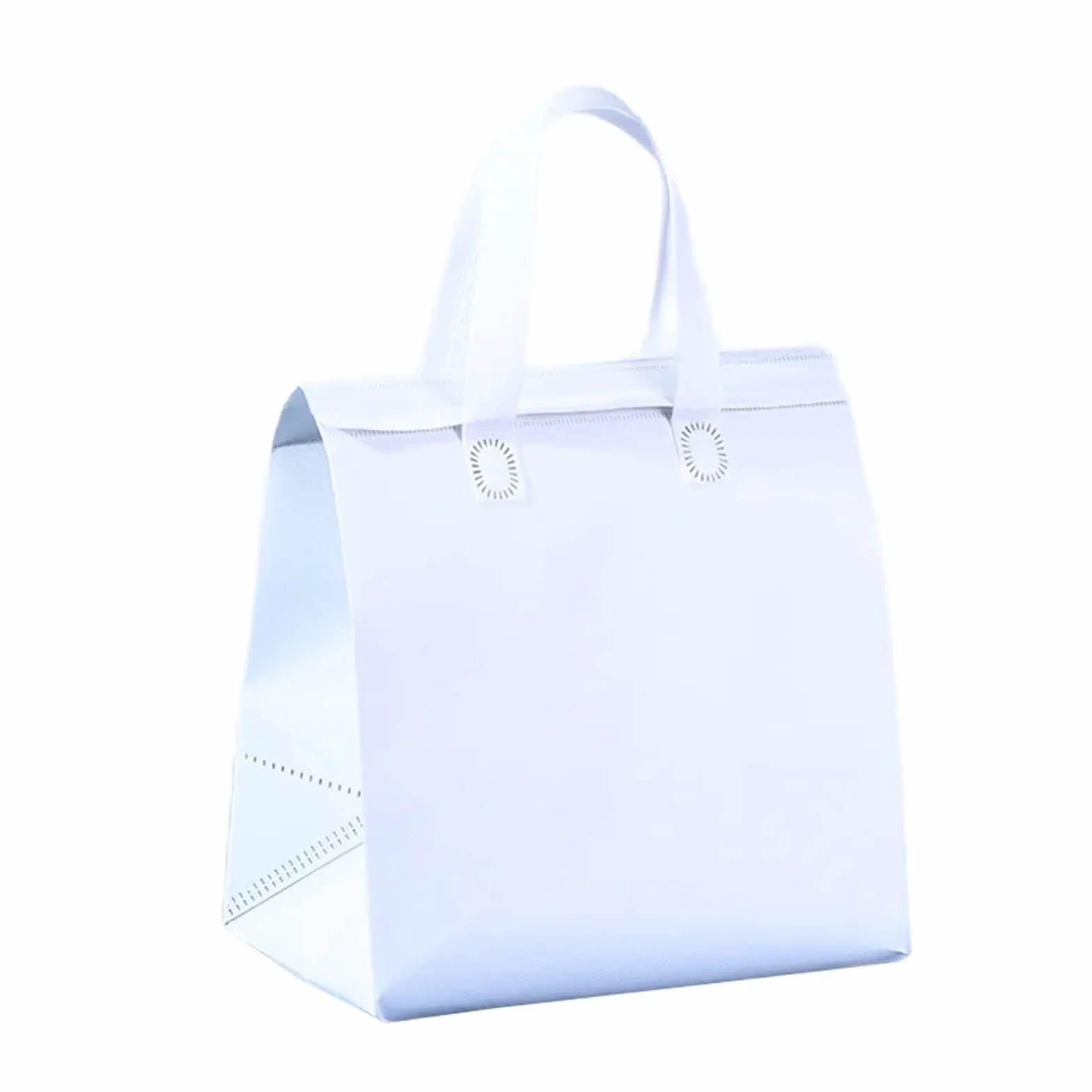 Bolsa IsotéRmica Para Comida 10 bolsas de almuerzo con aislamiento no tejido, portátiles, de tela, for guardar alimentos y bebidas, for mantener el calor y el frío, reutilizables Termica Porta Aliment