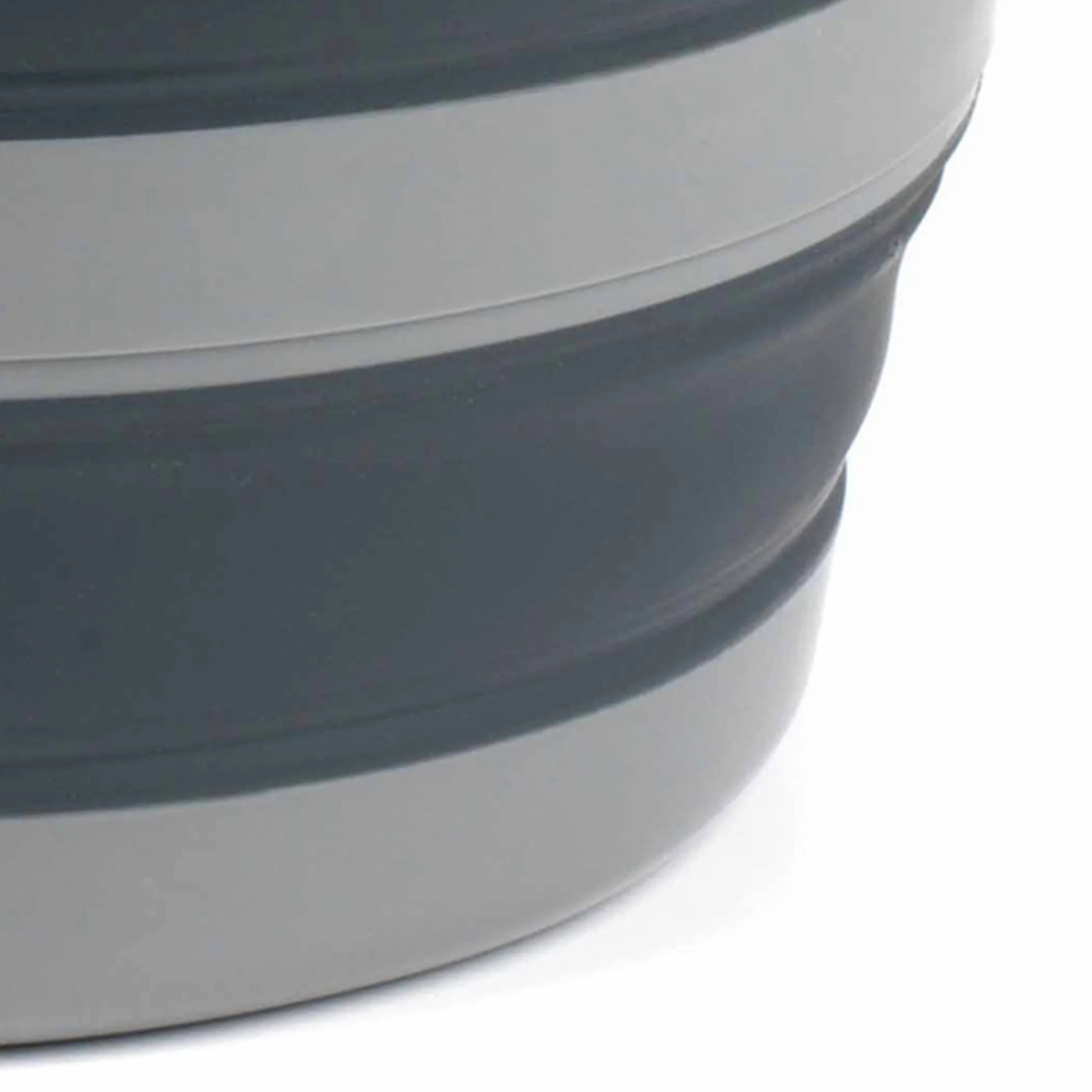 Russell Hobbs Cesta de lavandería plegable 27L silicona/plástico negro/gris