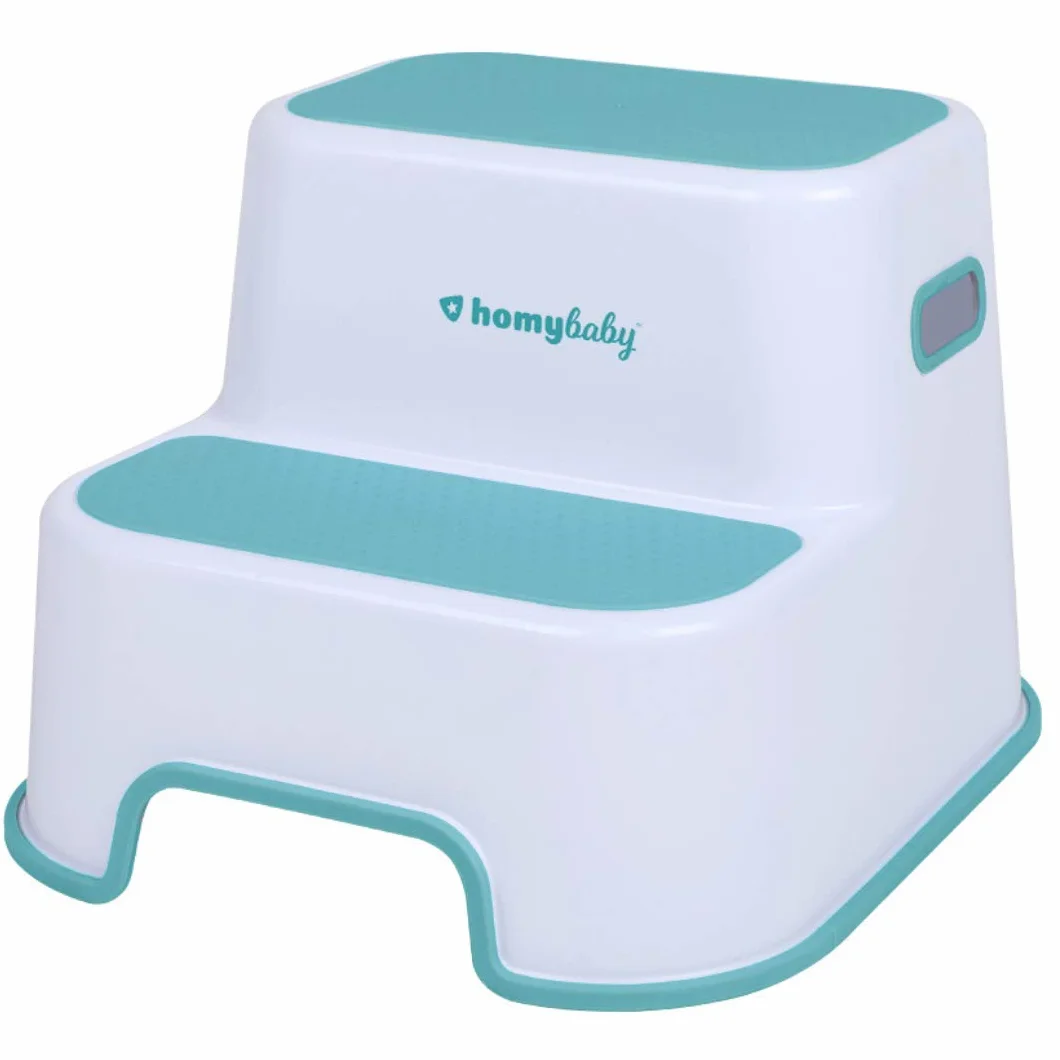 HOMYBABY® Taburete Niños Escalón Infantil Antideslizante para Lavabo WC Cocina Cama Alzador Adaptador WC Baño Turquesa