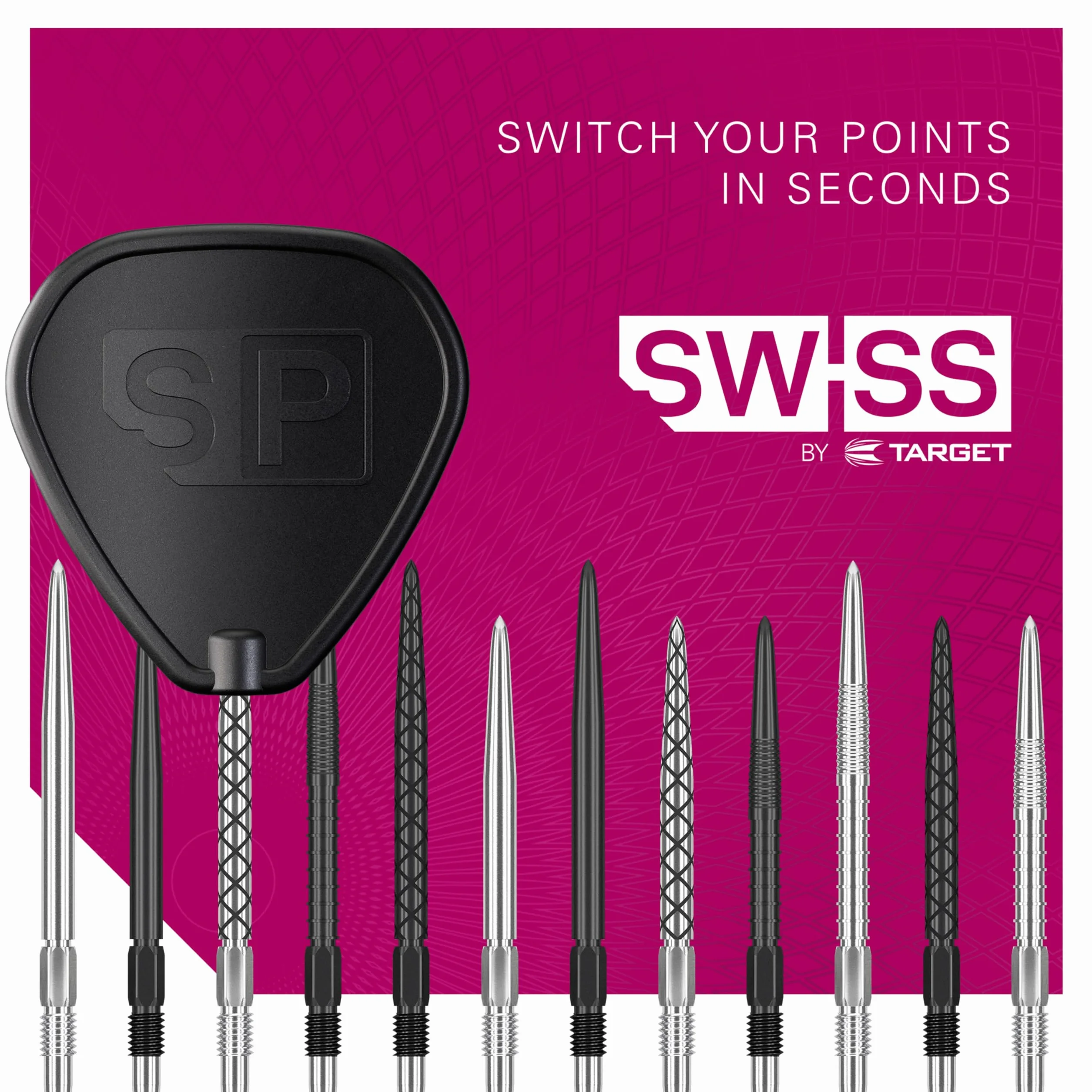 Target Darts Herramienta Swiss Point para Quitar y Cambiar Puntas de Dardos con Punta de Acero