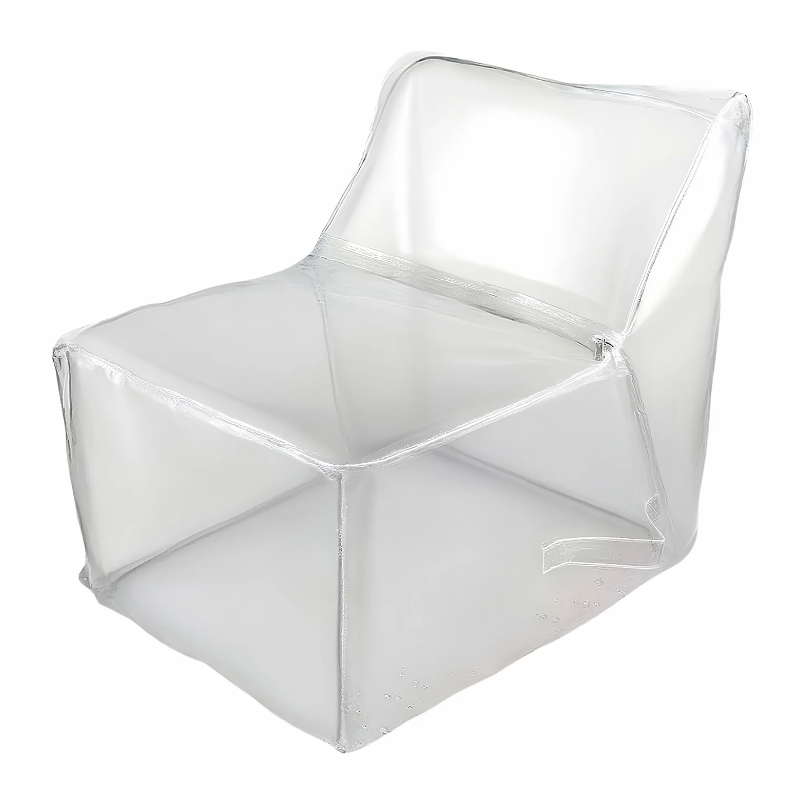 Sillon Transparente para Peluches | Funda Transparente para Silla De Puf De Animales De Peluche | Impermeable, Resistente Al Polvo, PVC, Sin Relleno Incluido