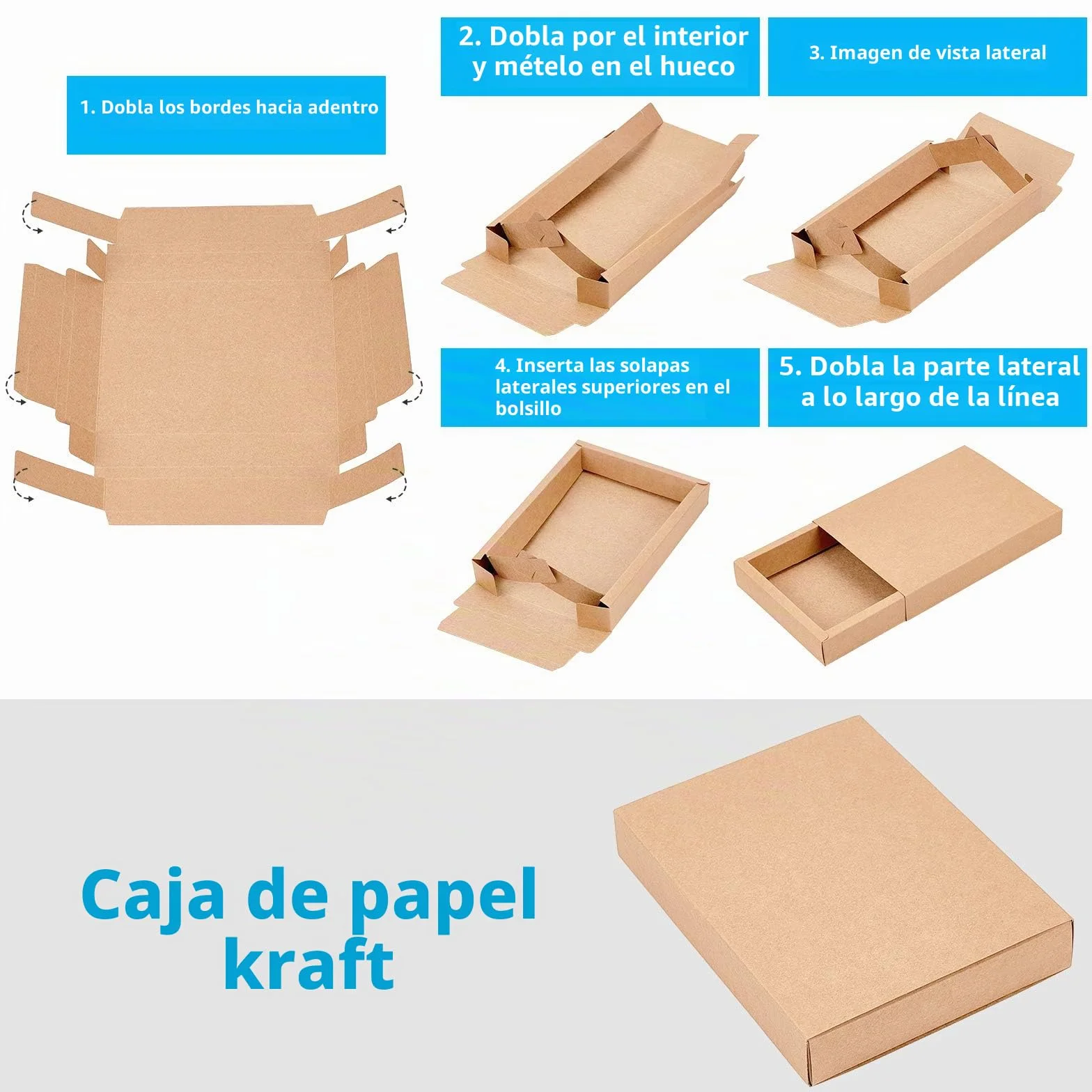 BENECREAT 10 Pack Caja de Cajón de Papel Kraft 20x15x3cm, Caja de Cartón Marrón para Joyería, Dulces, Cajas de Regalo Pequeñas para Envolver Regalos, Navidad, Boda, Favores de la Fiesta