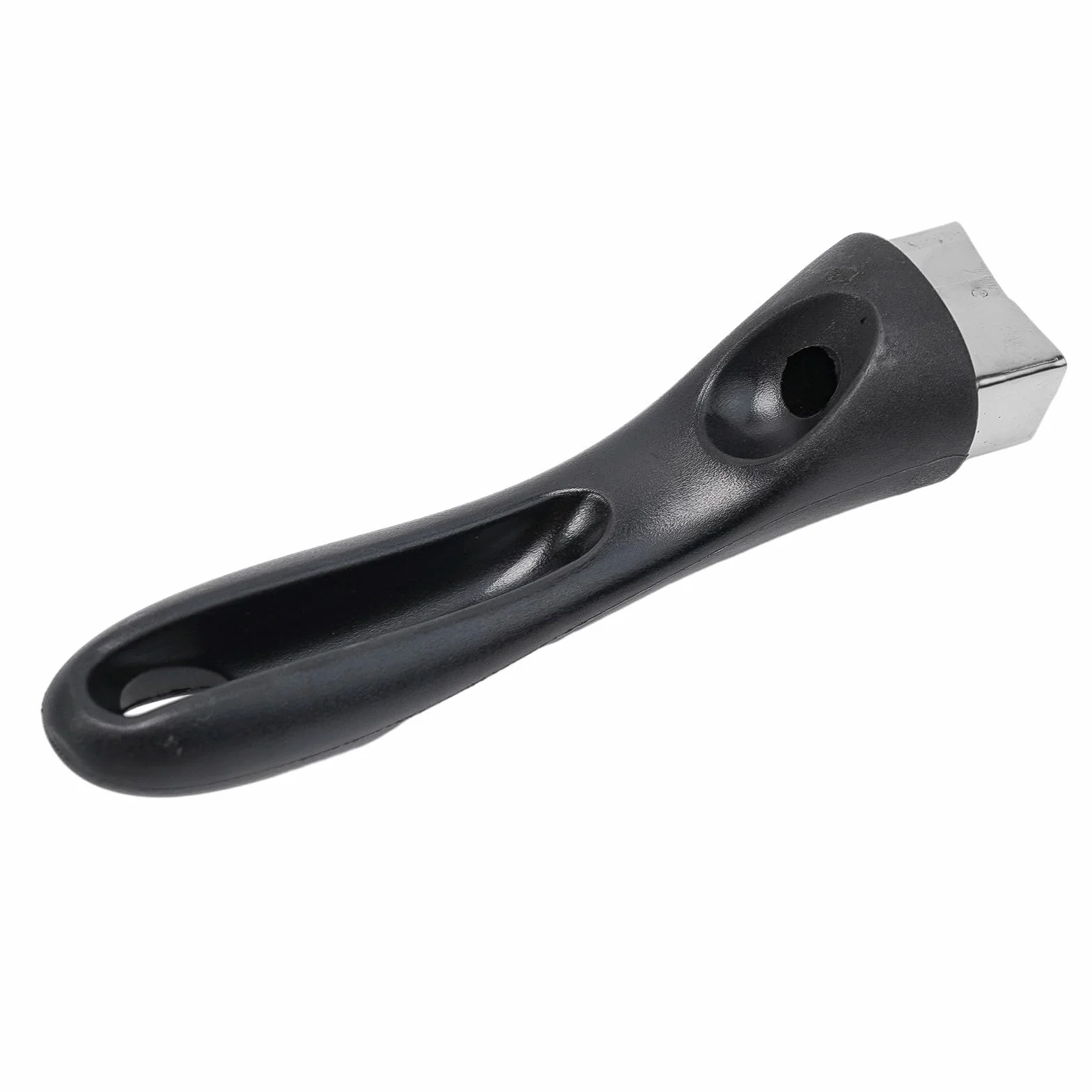 Mango de repuesto para ollas de baquelita para asas laterales en sartenes y cacerolas, hecho para uso en utensilios de cocina (negro)