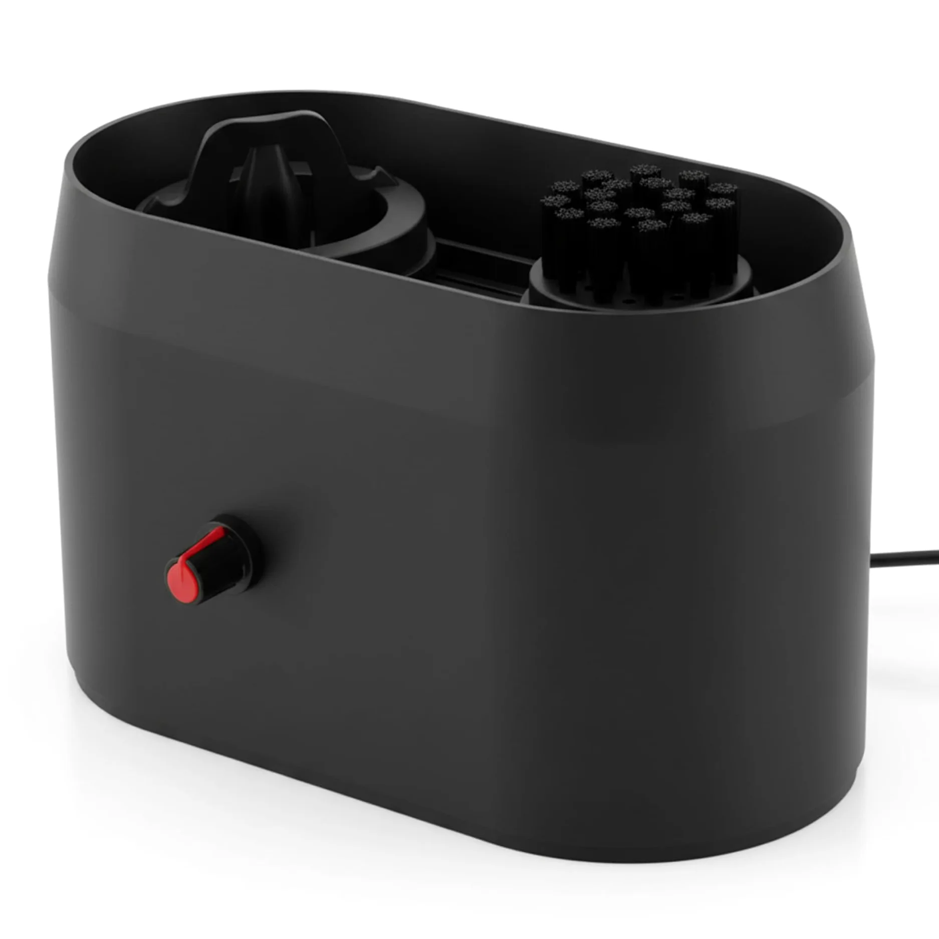 Limpiador automático de portafiltros Kit de limpieza de portafiltros de café con cepillo dedicado Limpiador automático con soporte estable para de espresso.