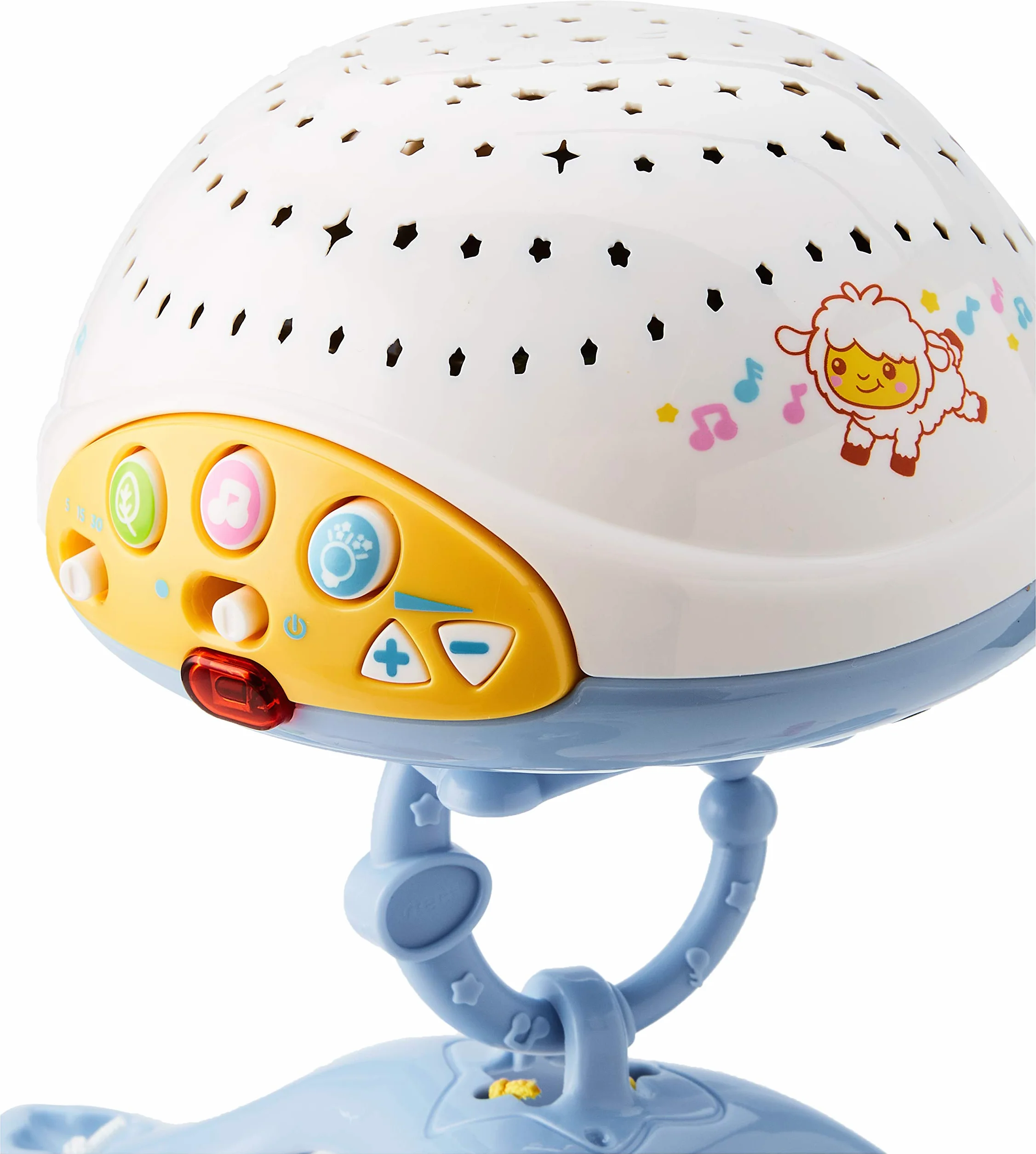 VTech Baby Móvil Proyector Cuenta Ovejitas, Juguete de Cuna, 70+ Nanas, Canciones, Sonidos y Frases, Mando a Distancia, Multicolor, 0-24 meses