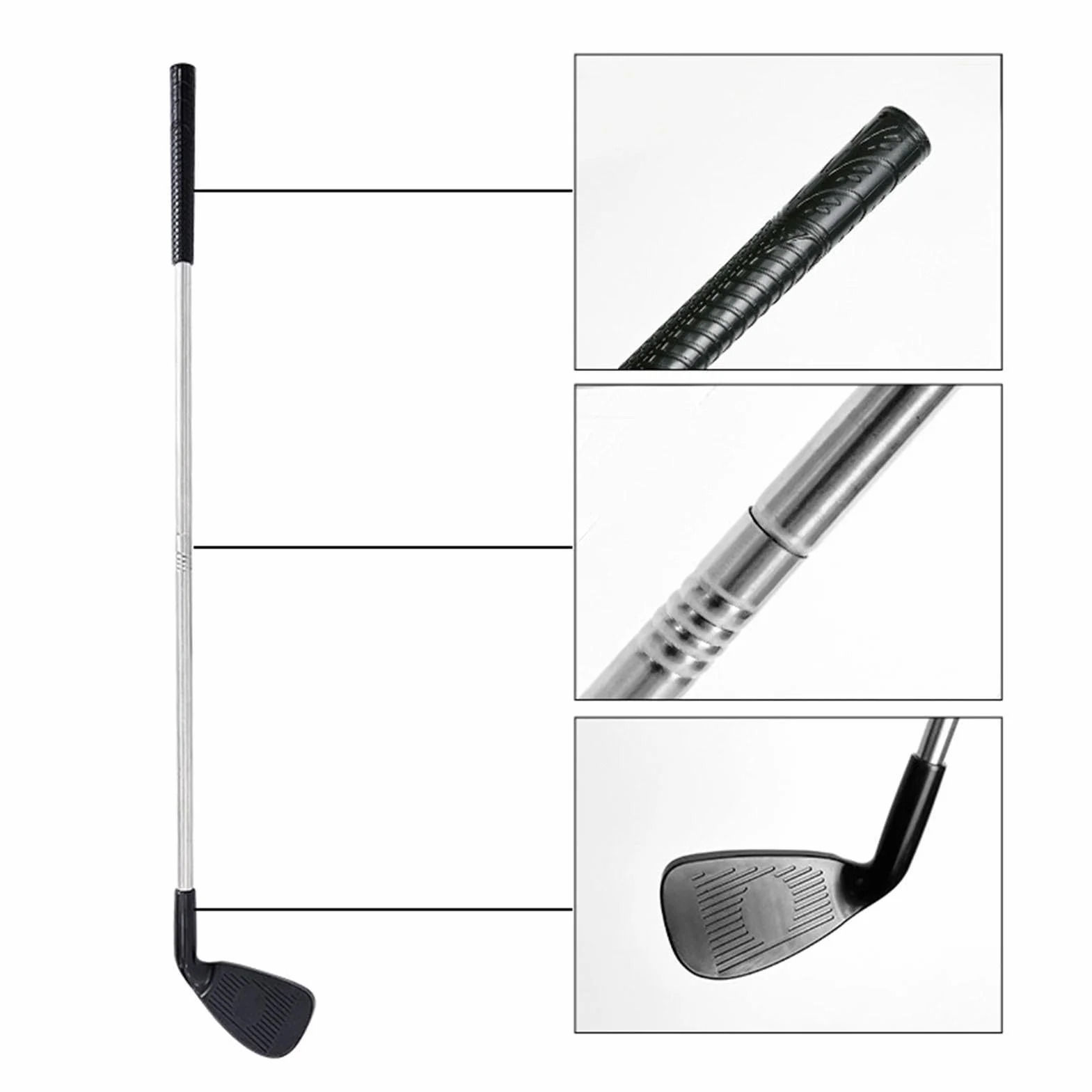 Golf Club Putter para Diestros y Zurdos, Hombres, Niños y Adultos, Práctica de Golf en Interiores y Exteriores