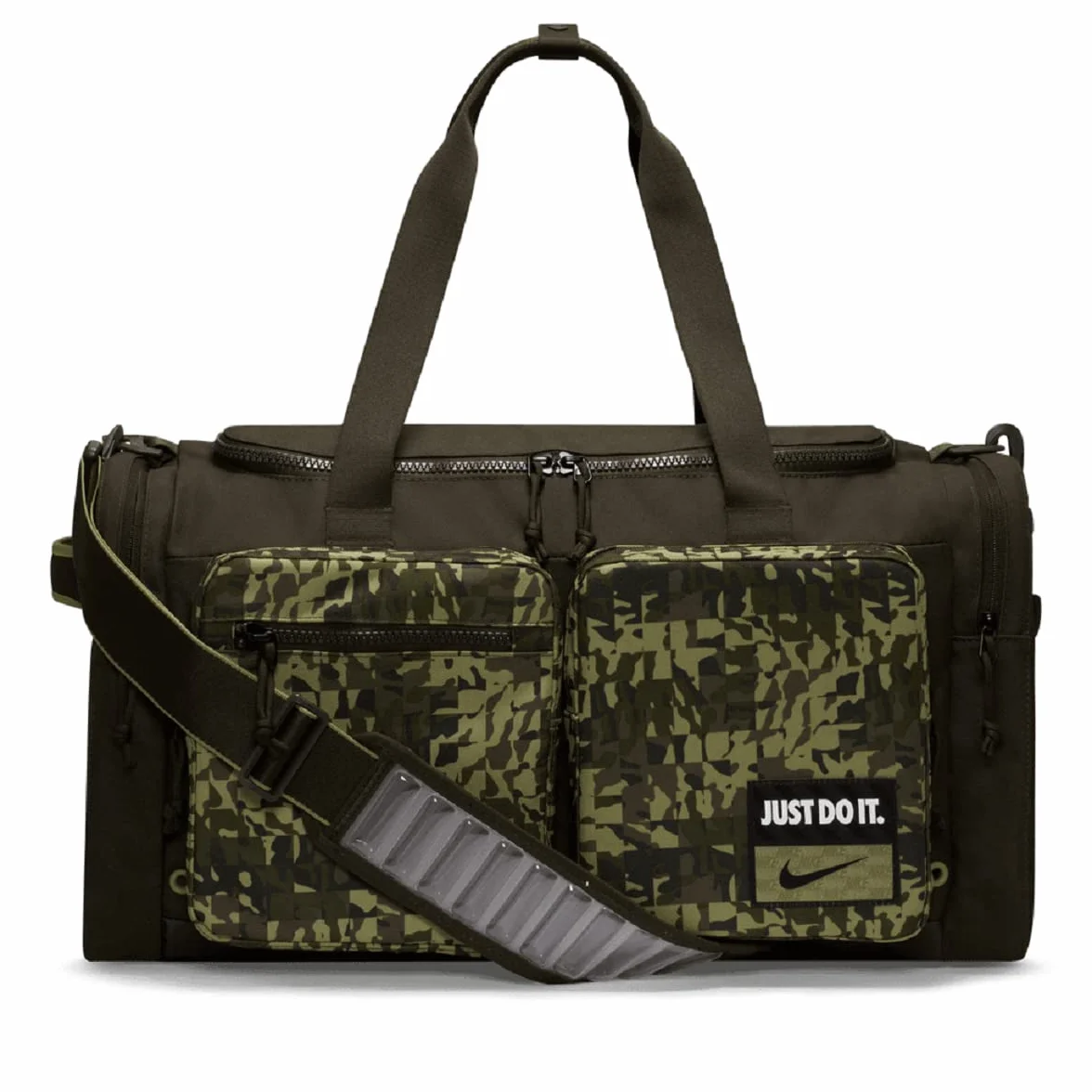 Nike Training Duffel Bag Utility Power Medium Sequoia/Sequoia/Alligator, Medium Sequoia/Sequoia/cocodrilo, Bolsa de Duffel