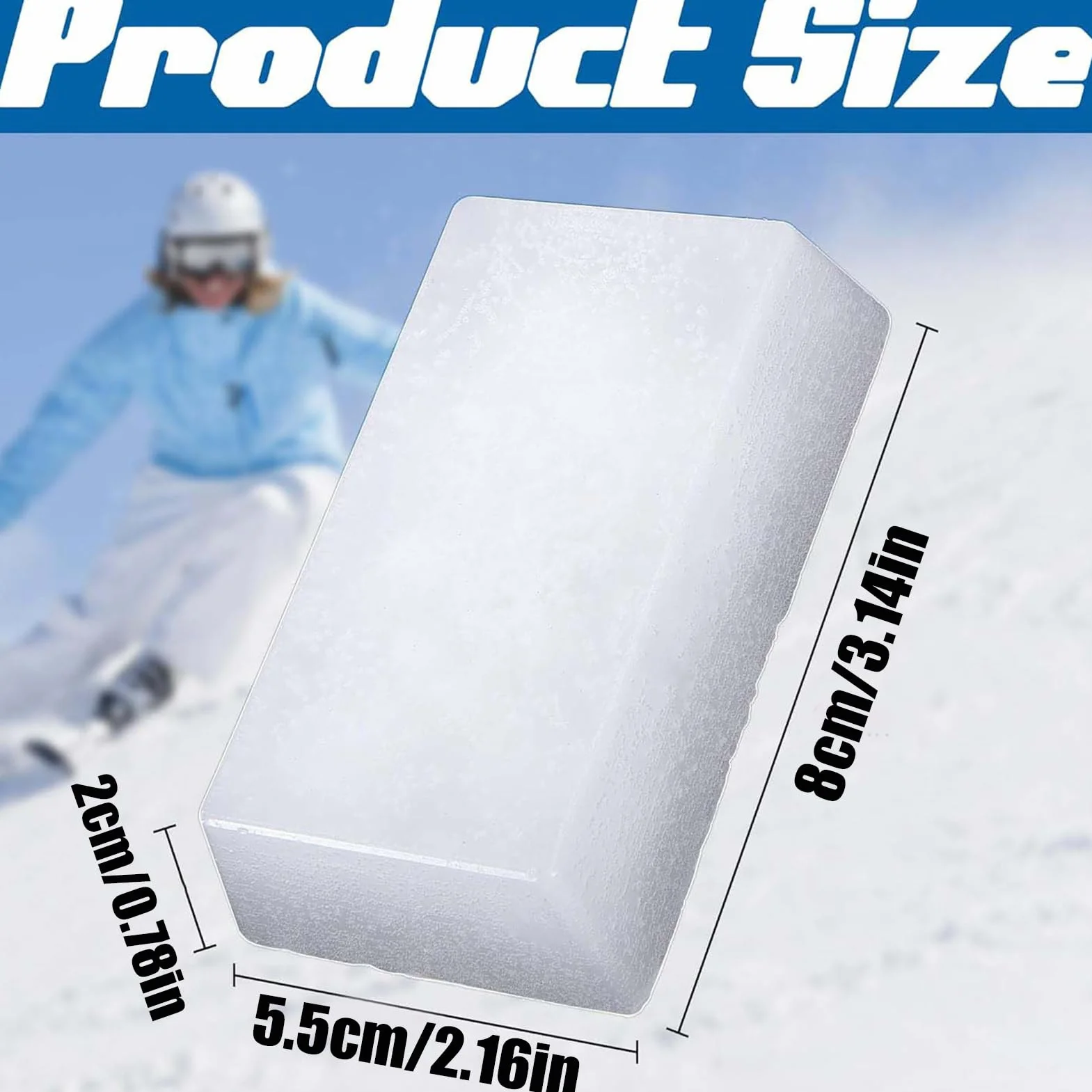 Genérico Snowboard Wax – 70g Lightweight Fast Glide Formula, Protective Snowboard Skiing Wax, Smooth Riding Performance | Men Women, Boys Girls, Families Teens, Youth, Snowboards Competition