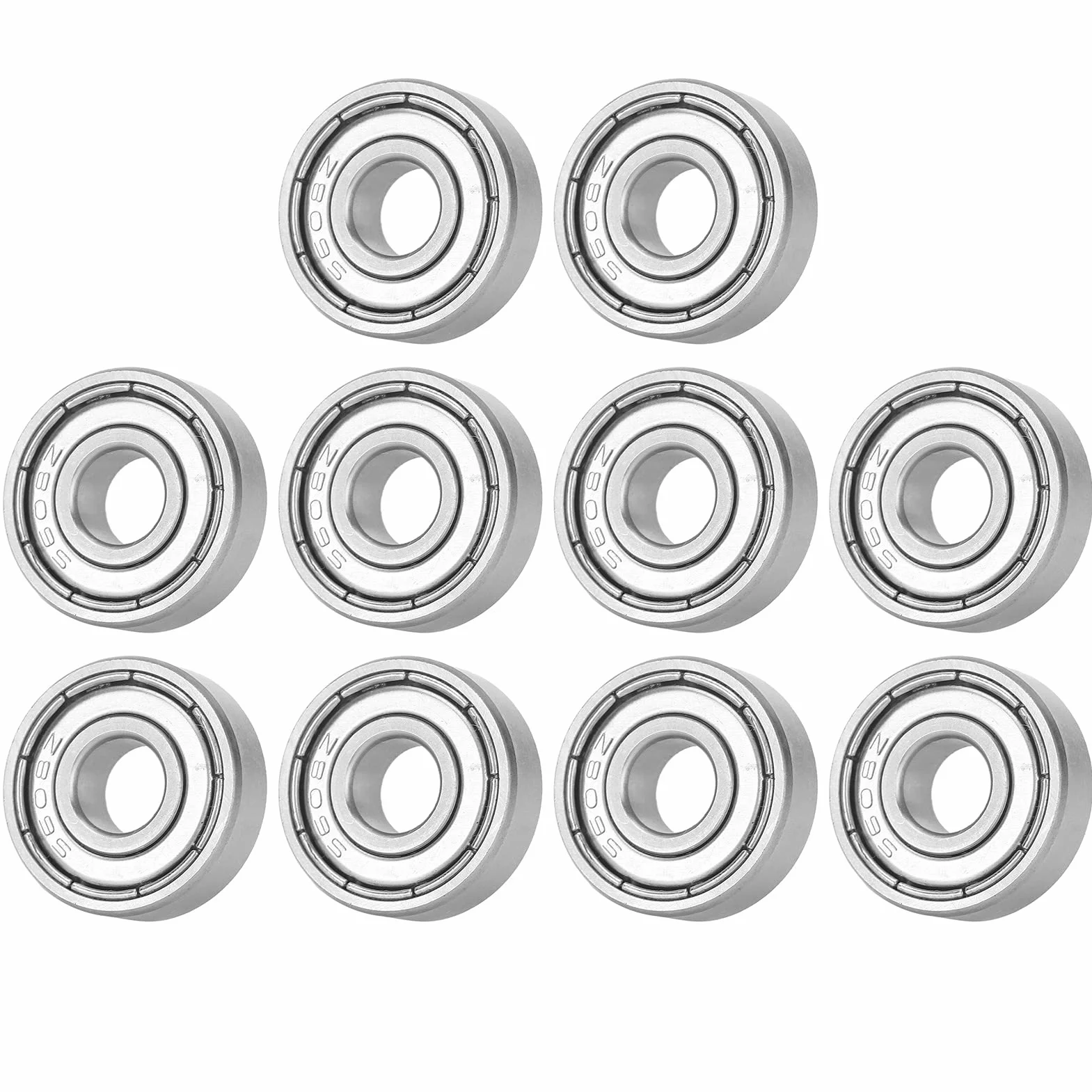 S608Z Bolas De Rodamientos De Acero Inoxidable 8x22x7mm 10 Uds.