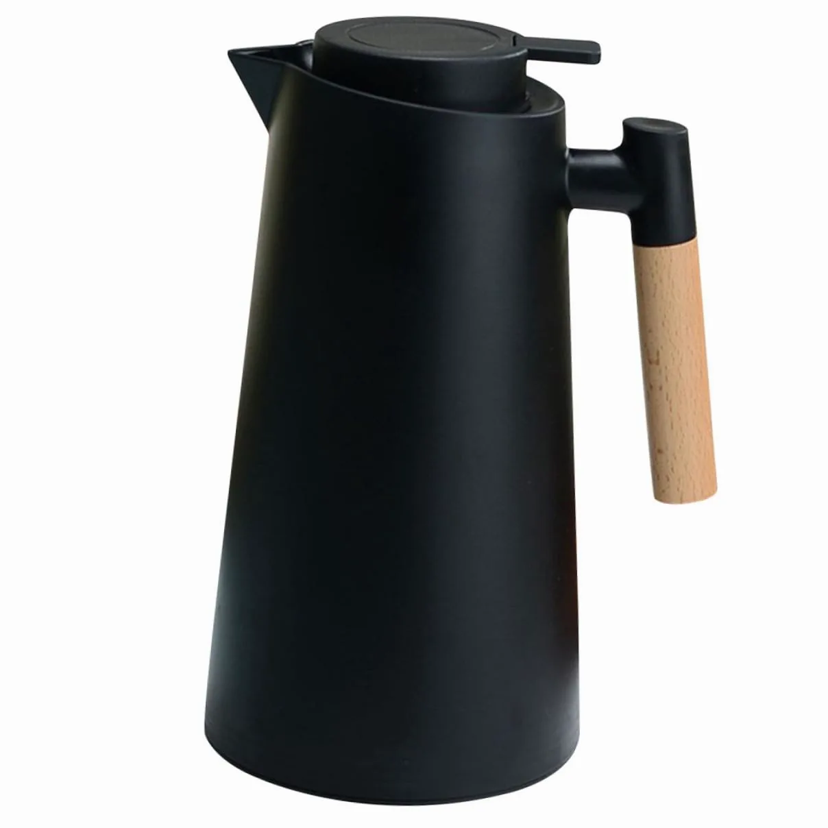 DOITOOL Termo de Vidrio al Vacío para Café y Té Botella de Agua Portátil Asa para Bebidas Frías y Calientes para Camping y Hogar