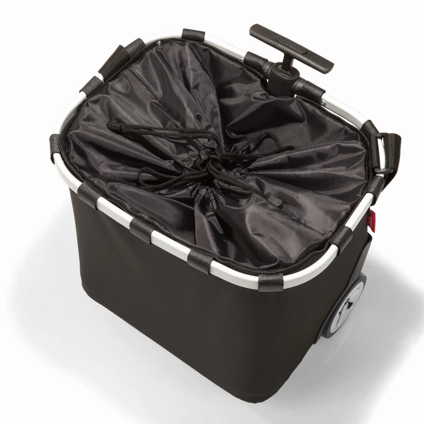 reisenthel carrycruiser - Carro de la Compra de Dos Ruedas portátil con Correa Ajustable para Hombro, Estructura Estable de Aluminio, Material Resistente al Agua, en Negro