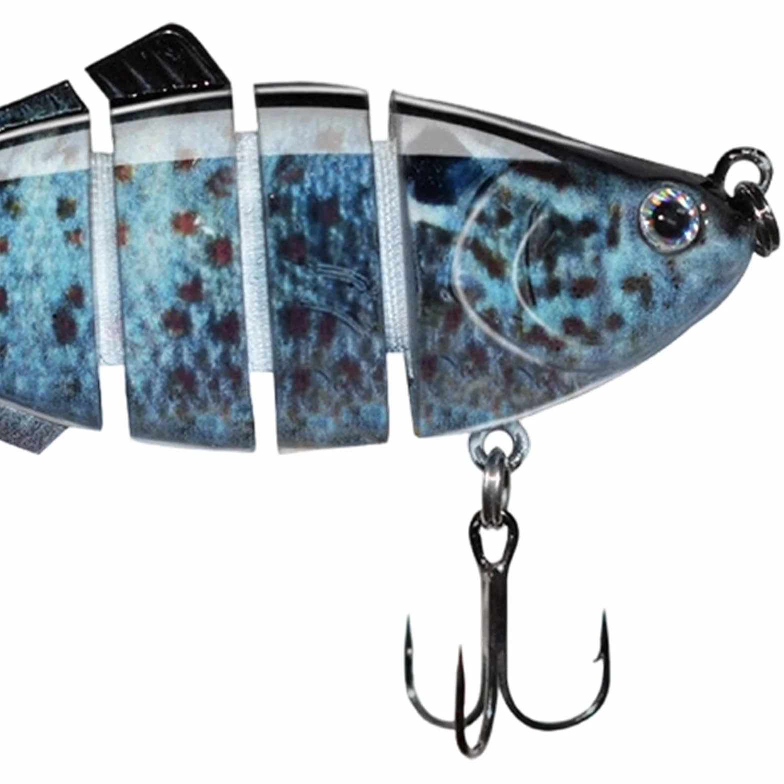 Señuelos para Black Bass, Equipo de Captura con Diseño de 6 Segmentos | Señuelo Duro para Pesca de Bass