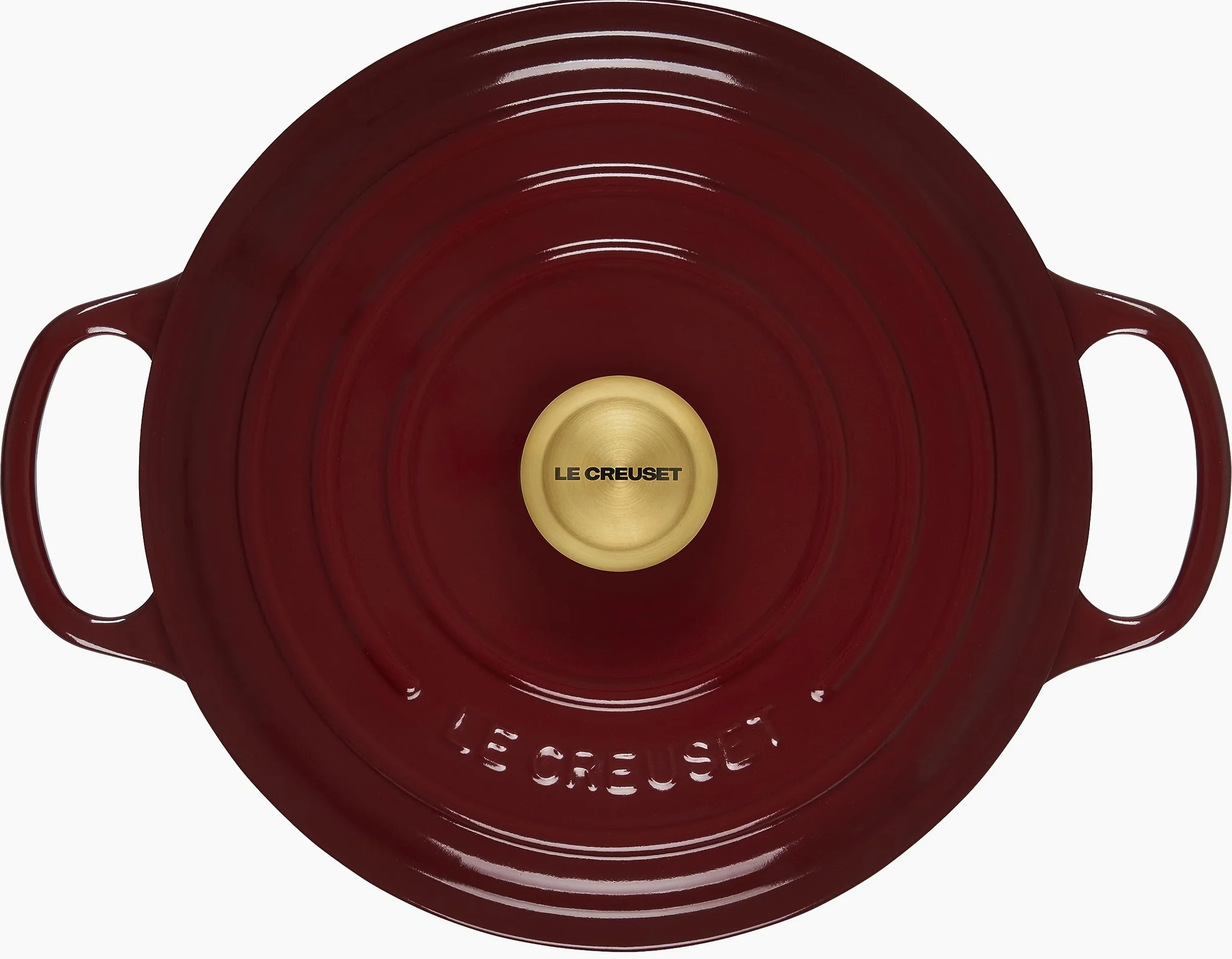 LE CREUSET - Cocotte Red. Signature 22 Garnet 21177229494441