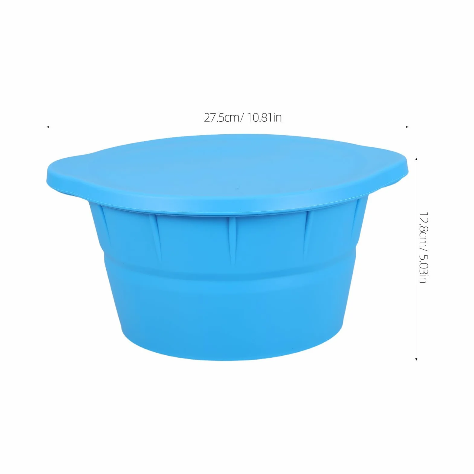 IMIKEYA 2 Piezas Molde para Cubitos de Hielo de Silicona Redondo Reutilizable Capacidad de 3.6l Diseño Plegable para Baño de Hielo y Viajes