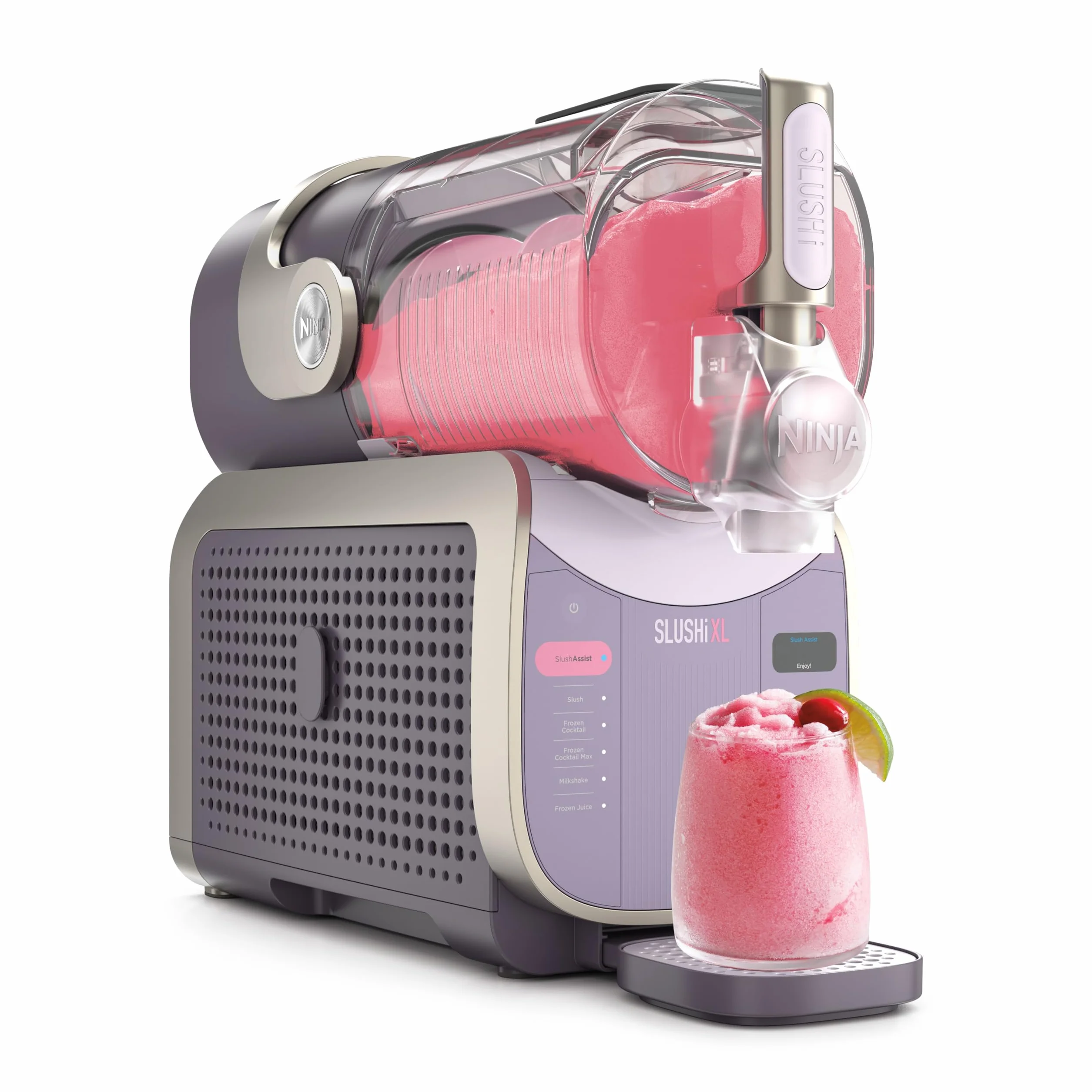 Ninja SLUSHi XL Máquina de bebidas heladas con tecnología SlushAssist, capacidad extragrande de 3,7 l (llenado máximo de 2840 ml), prepara granizados, cócteles helados y mucho más, rosa FS601EUPK1