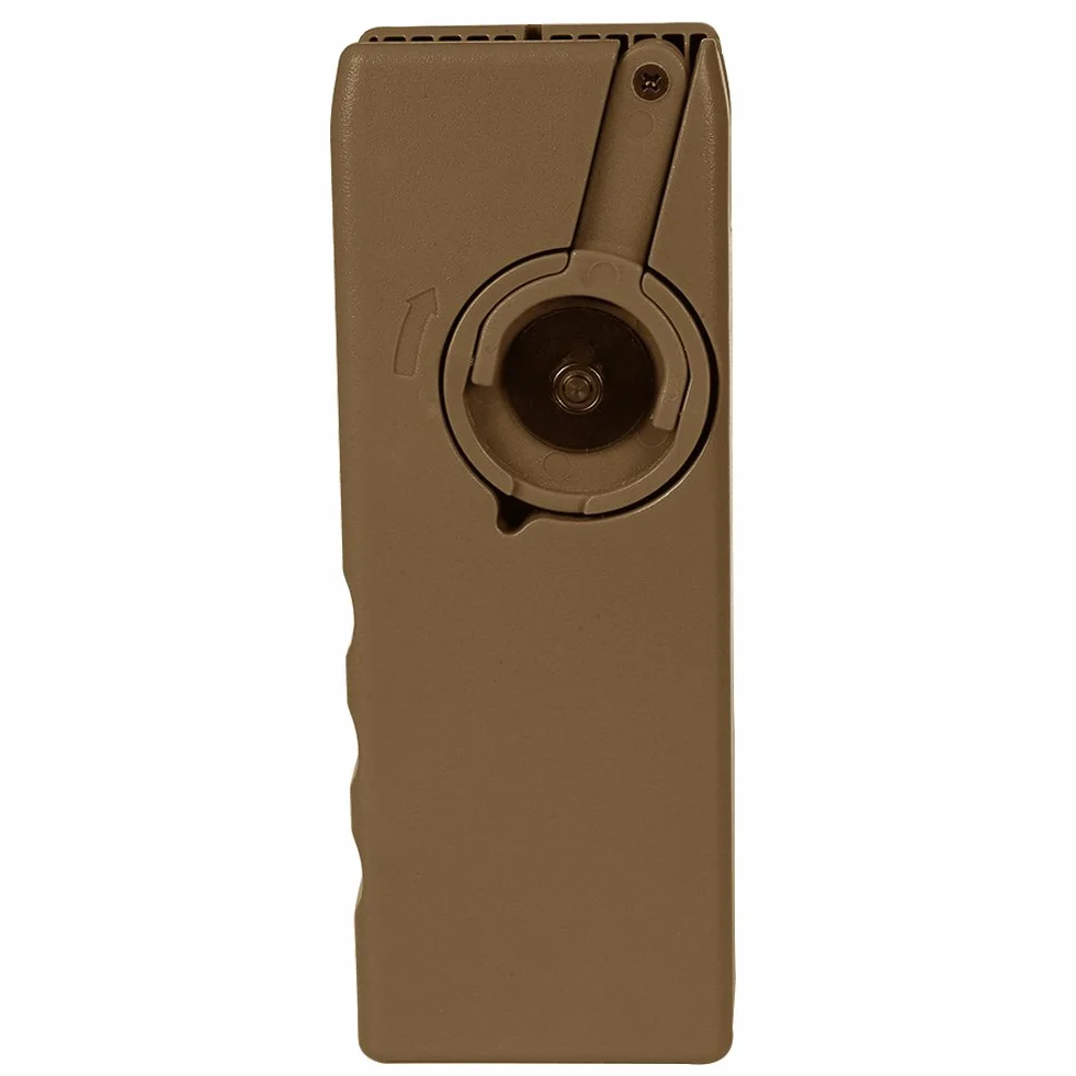 Cargador Rápido de Airsoft Speed Loader M4 Manivela Hunting Magazine Quick Loader - 6MM 1000 Rondas - Tan - Plástico