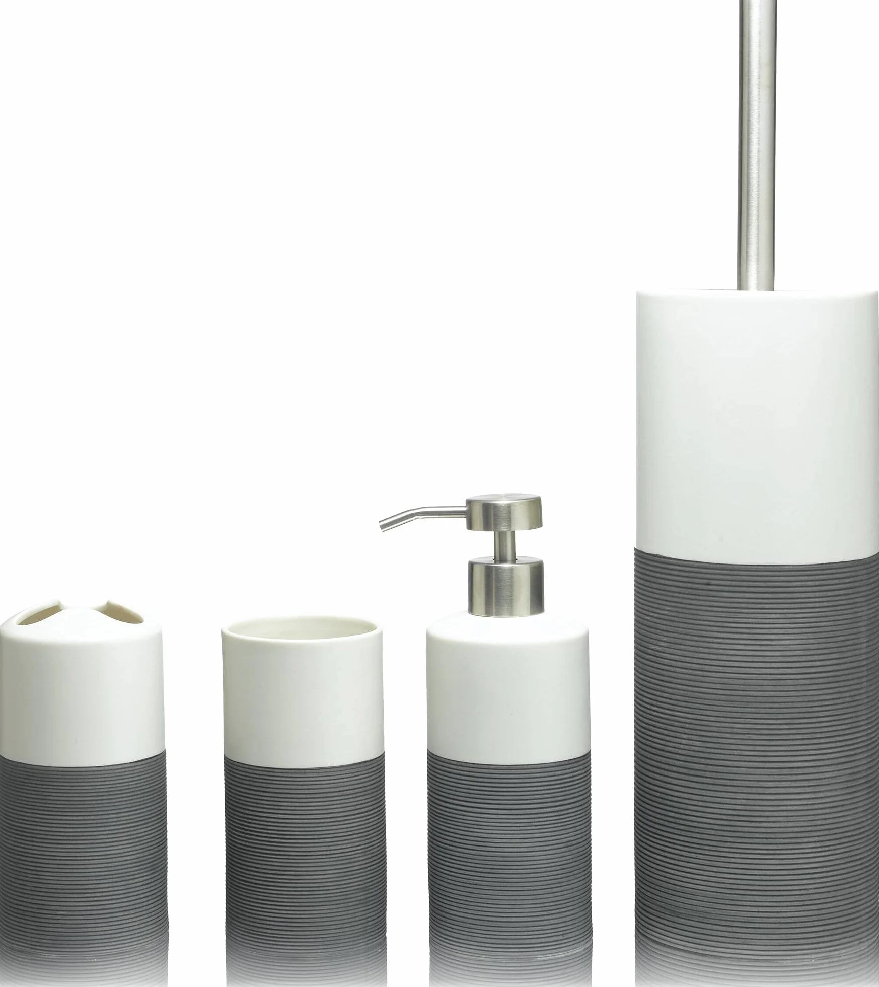 Sealskin Doppio Vaso para cepillos de dientes independiente Gris