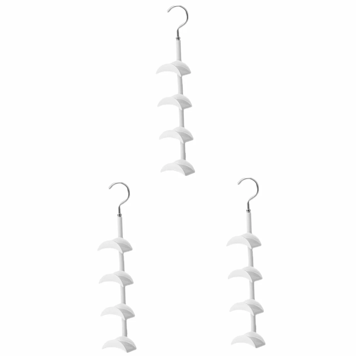 Cabilock 3 Piezas Organizador Colgante Multifuncional para Bolsos y Bufandas con Gancho de Grados para Almacenamiento Armario para Accesorios y Ropa