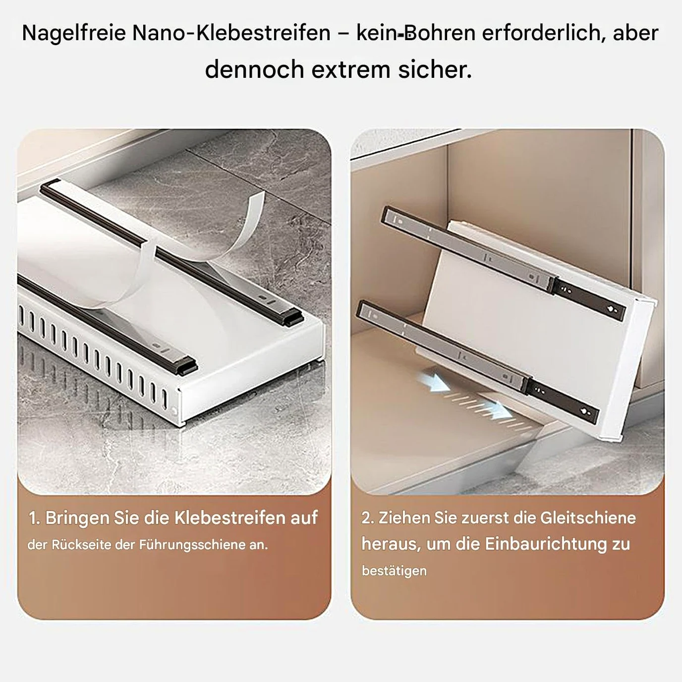 Organizador extensible y sartenes – Soporte de soporte sin | pegamento – Soporte de tapa ajustable con de ruedas | Para encimera de cocina utensilios de cocina