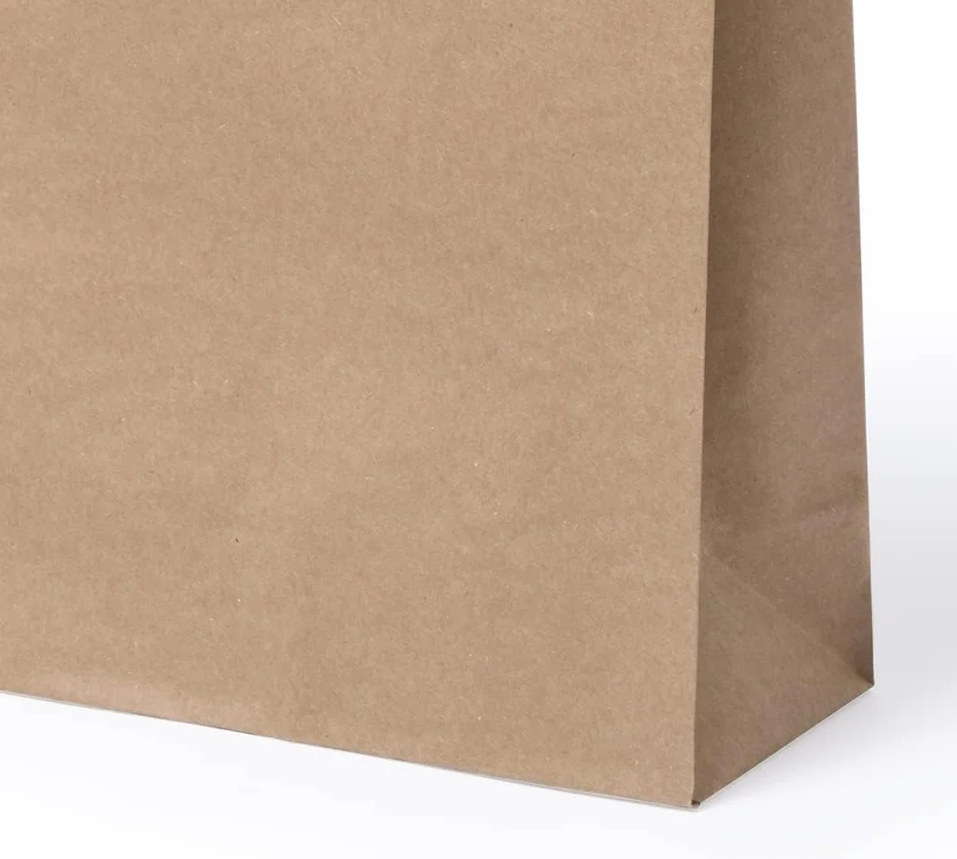 Lote de 40 Bolsas de papel kraft grandes con asas 32 x 41 x 11 cm bolsas para regalos. Bolsas para comercios, ir al la compra de papel biodegradable, reutilizables ideales para regalar (Marrones)