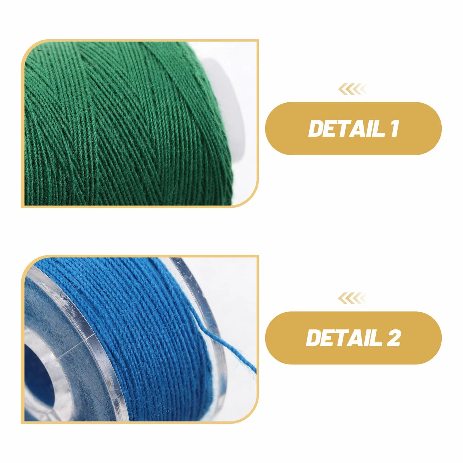 Kit de Hilos para Coser de Poliéster 72 Piezas 36 Colores | 36 Bobinas Prebobinadas de 400 Yardas, para Coser a Mano Máquina, Surtido para Arreglos y Bordado