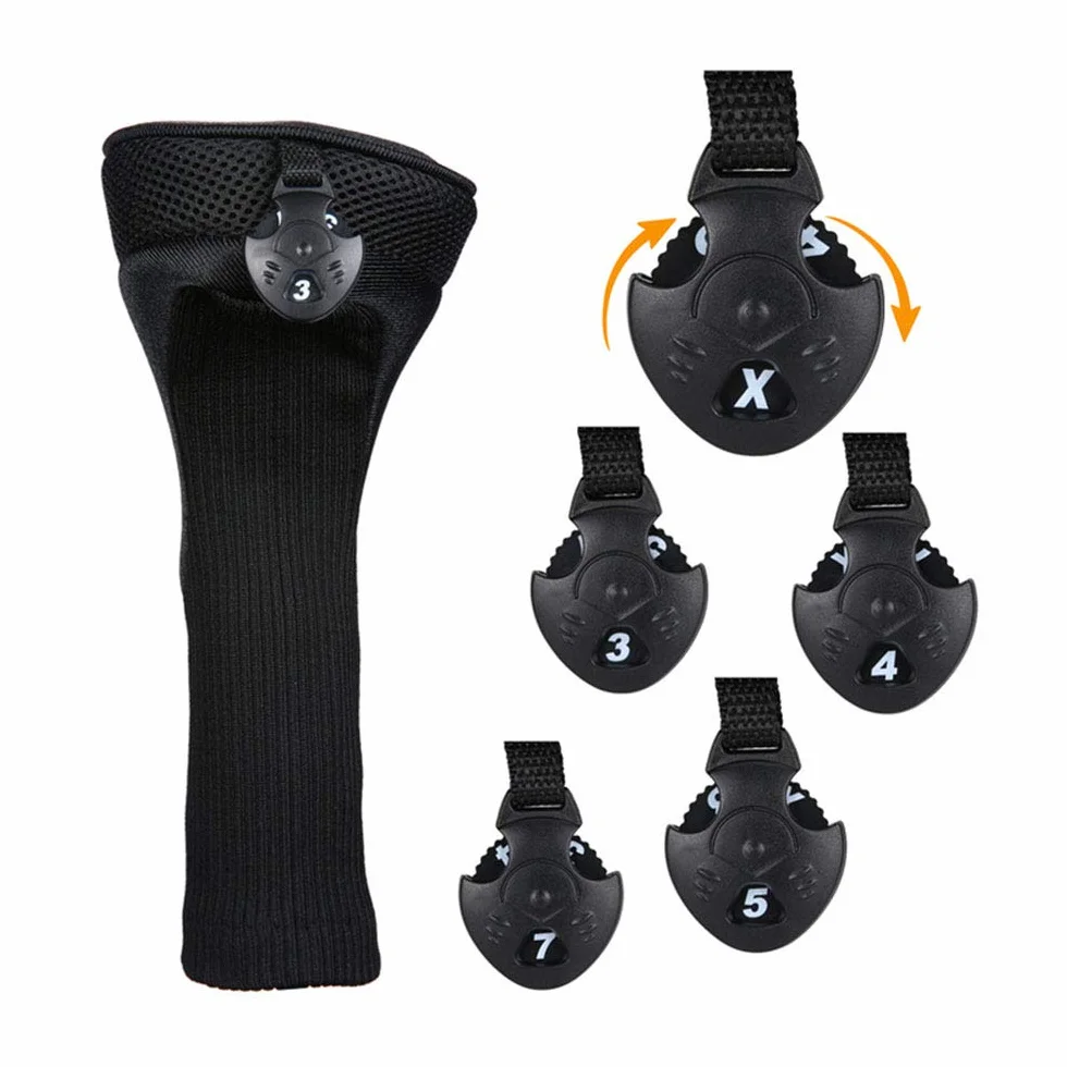 Namvo Juego de 3 fundas protectoras para palos de golf de madera