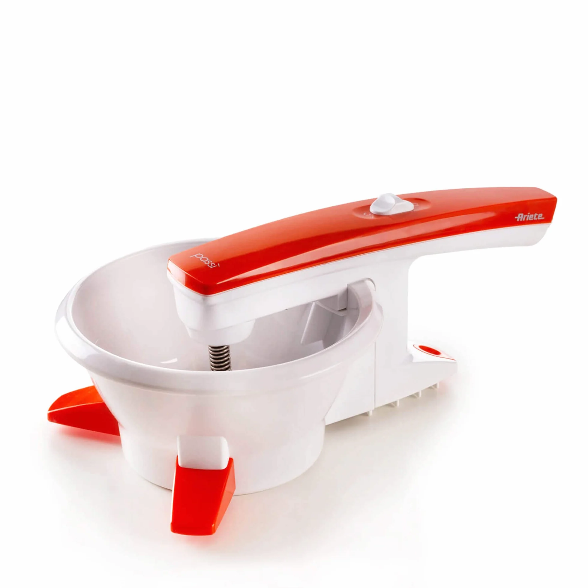 Ariete 261 Passì Orange 2.0, cortador de verduras eléctrico, 3 discos incluidos, 25 W, blanco/naranja