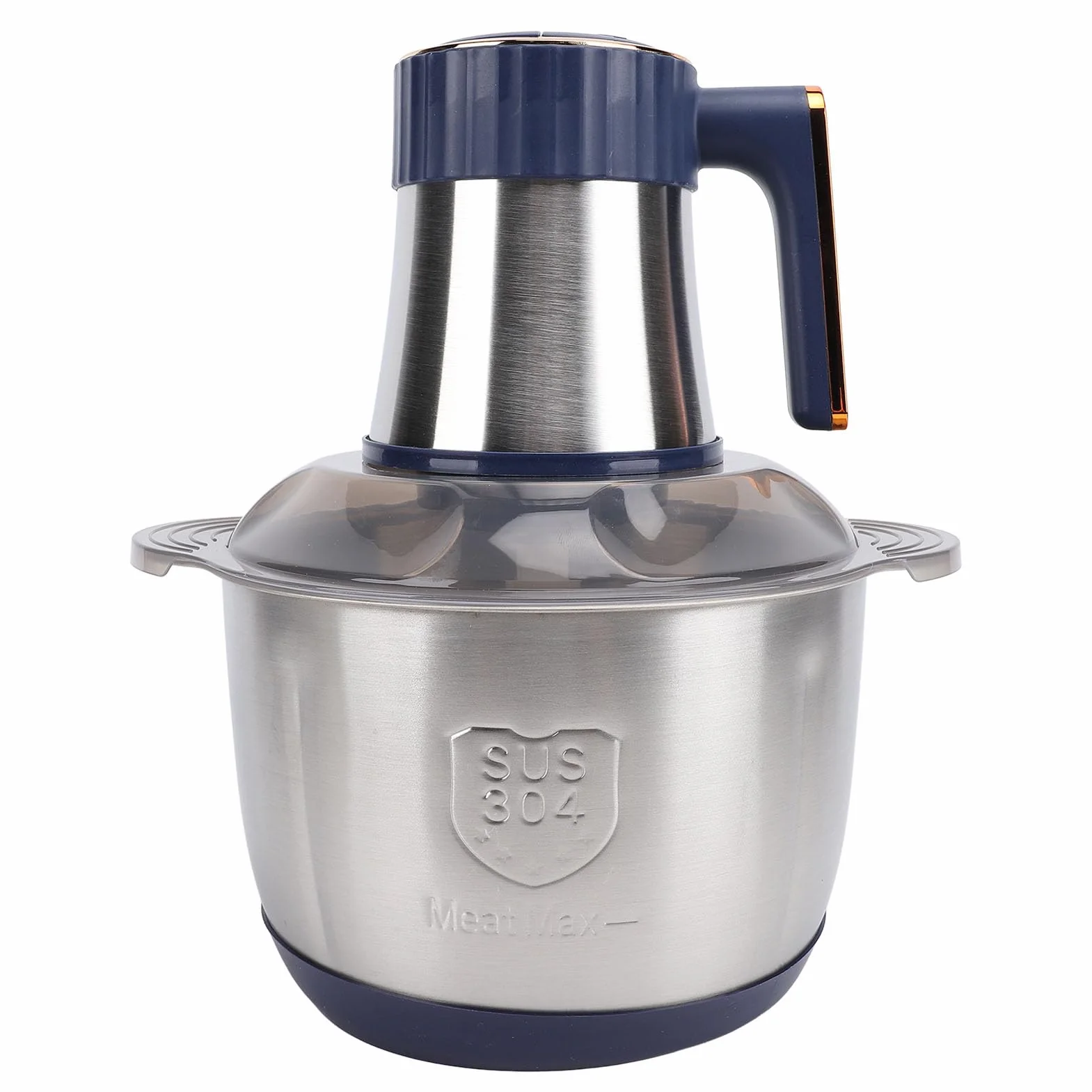 Procesador de Alimentos, 500W 5L Picadora de Alimentos Picadora de Carne Eléctrica Multifuncional Picadora de Verduras Profesional para Picar, Cortar en Cubitos, Triturar