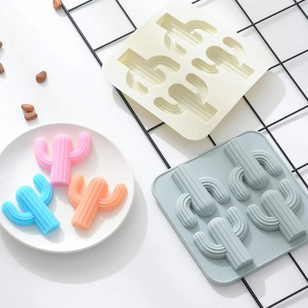 Molde De Silicona para Donas, Antiadherente, Resistente Al Calor, Flexible, Hecho a Mano Haciendo Equipo, 4 Unidades