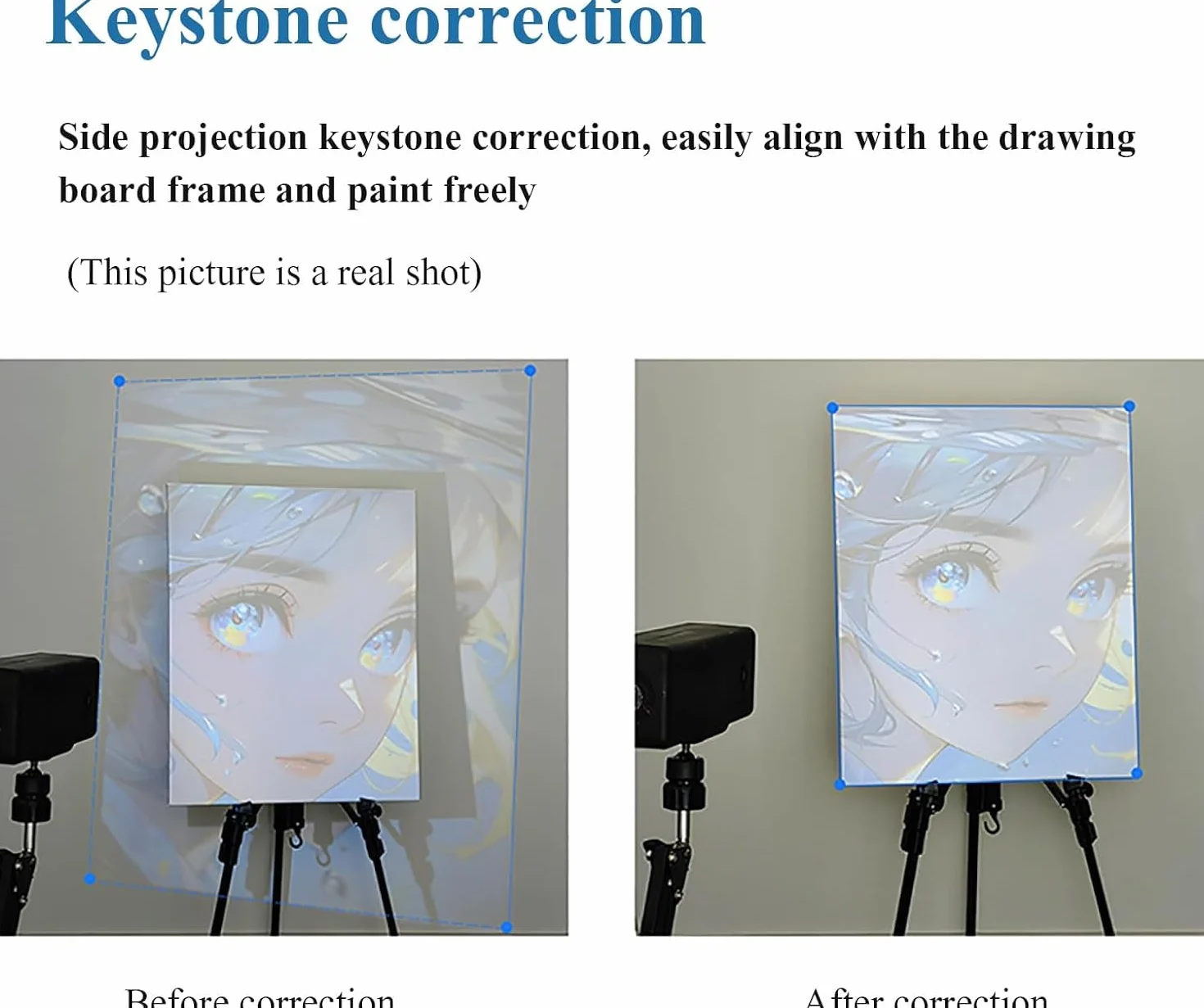 Proyector De Dibujo Portátil, DIY Sketch Painting Table Desk Tools, Imágenes De Alta Definición, Enfoque Manual, Composición Horizontal Y Vertical Conmutable, Para Dibujo Lineal, Pintura Mural