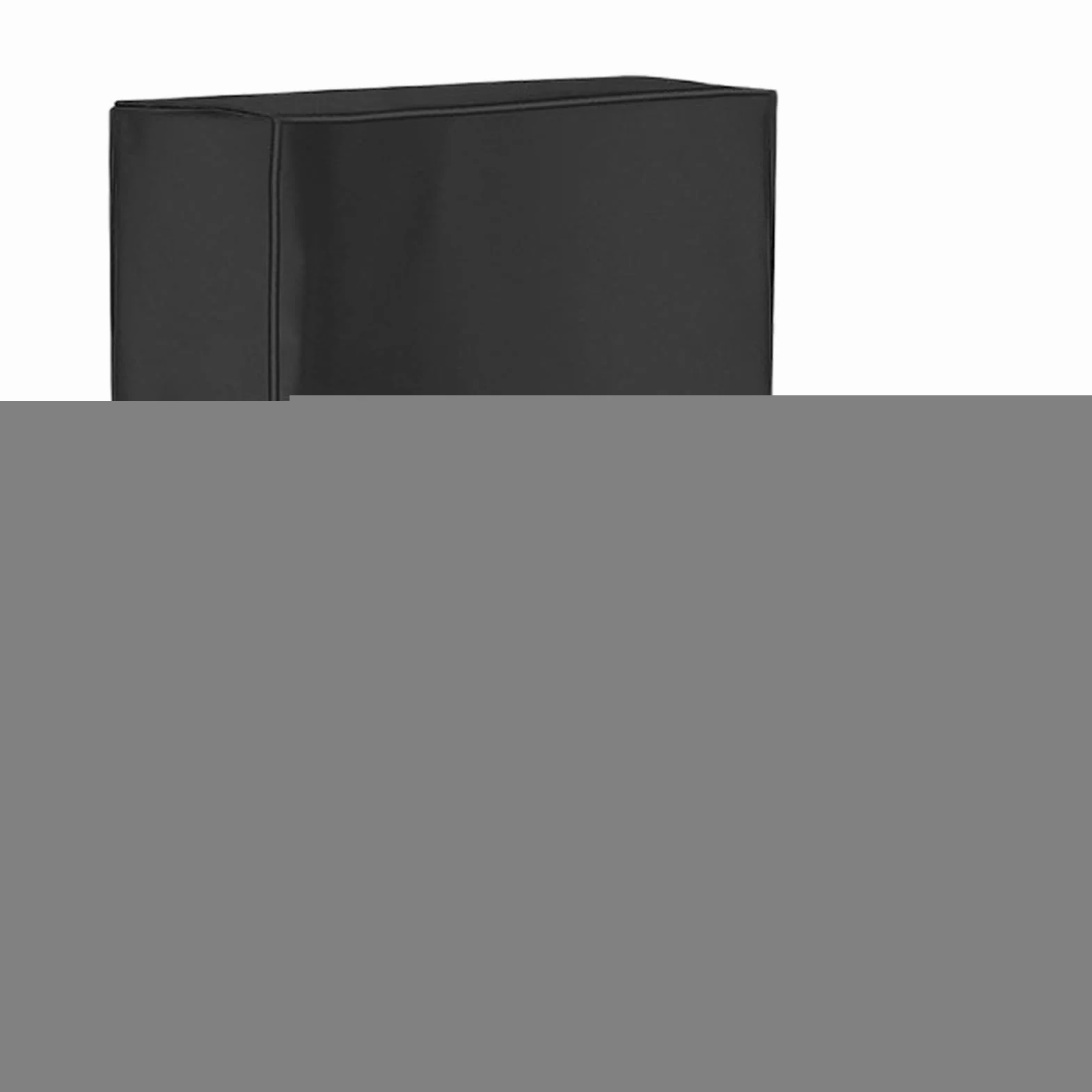 Funda protectora para cama plegable, 90 x 38 x 114 cm, funda de almacenamiento para cama plegable, tejido Oxford negro grueso y resistente a los desgarros con cremallera impermeable para